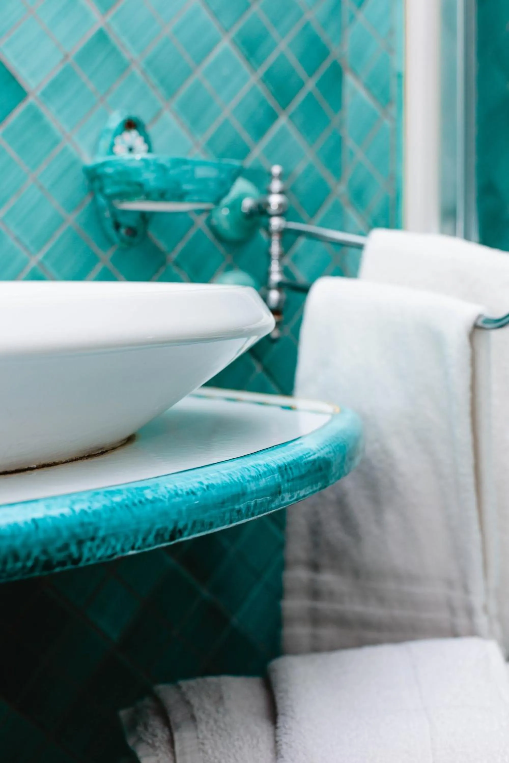 Bathroom in Strand Hotel Delfini