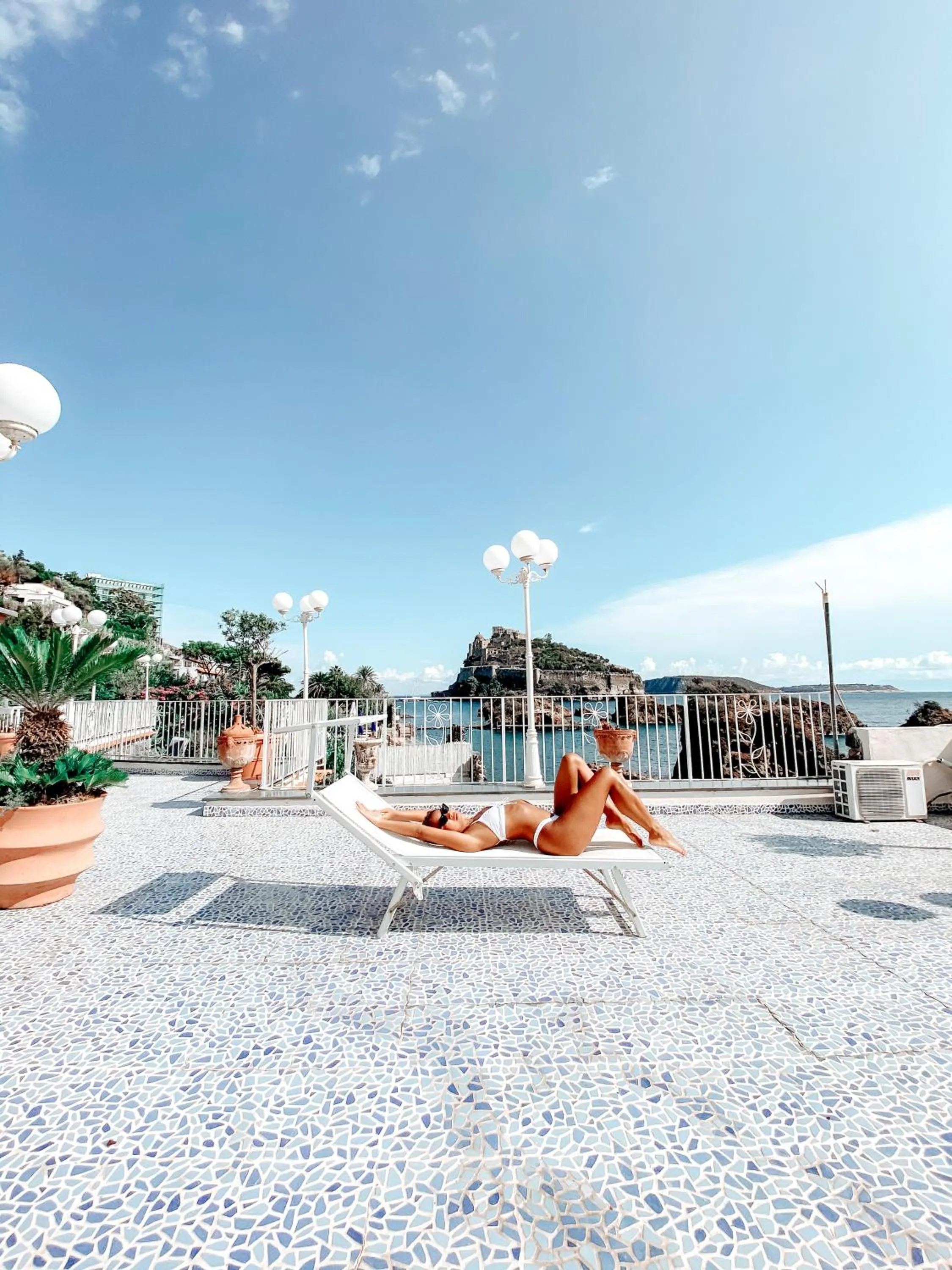 Balcony/Terrace in Strand Hotel Delfini