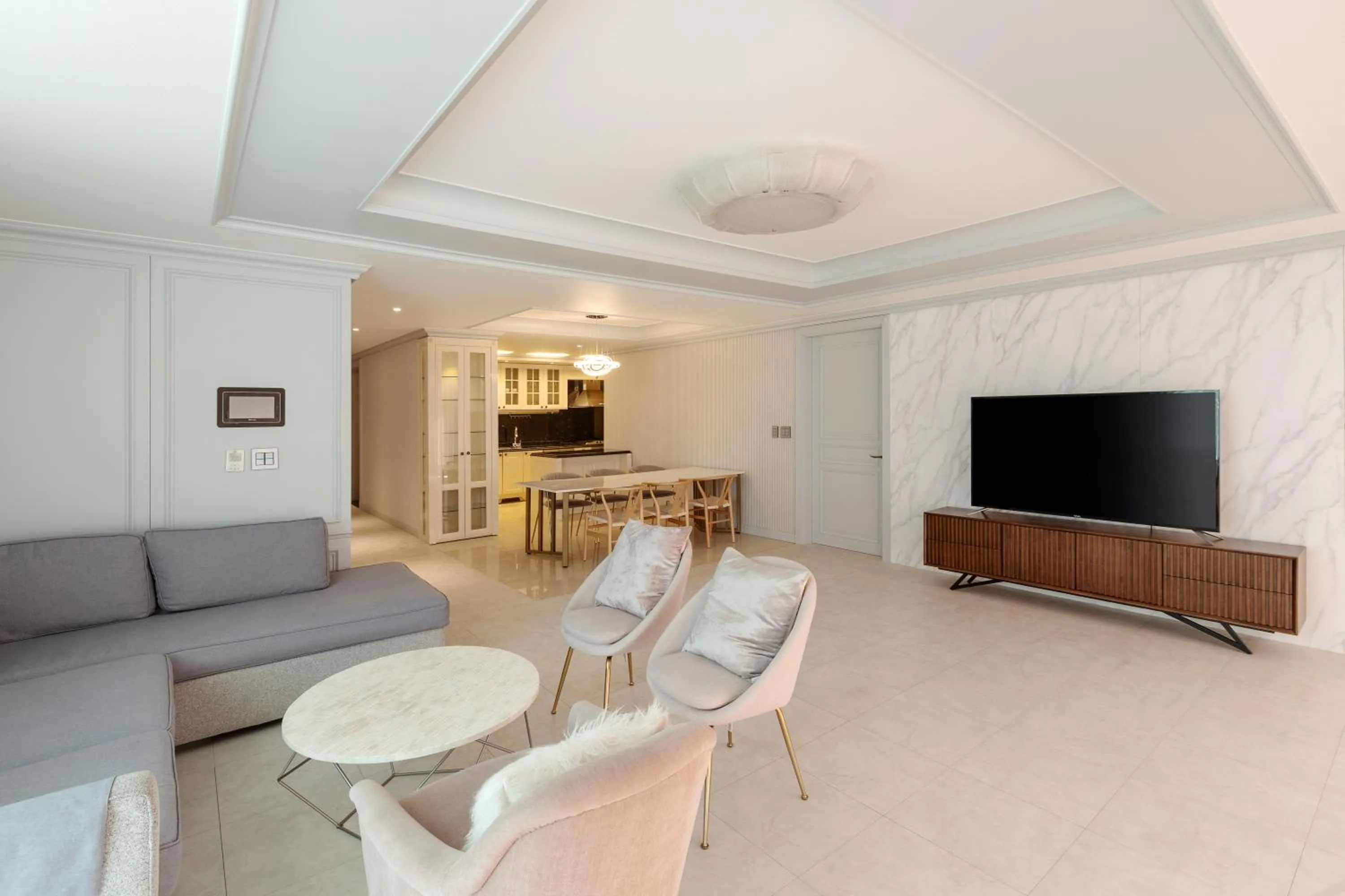 Living room in Pale De Cz Condo