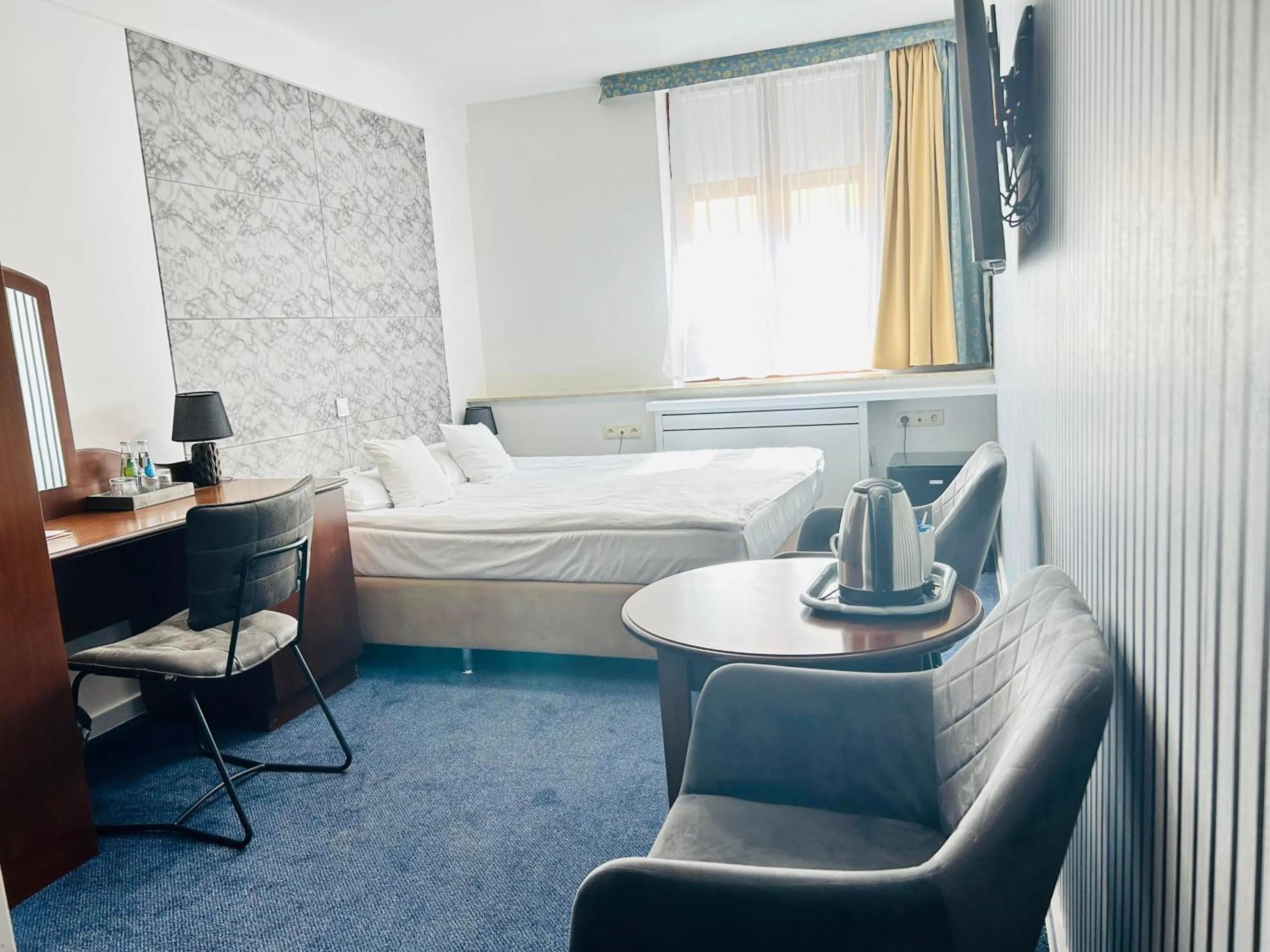 Bed in Hotel Ambasadorski Rzeszów