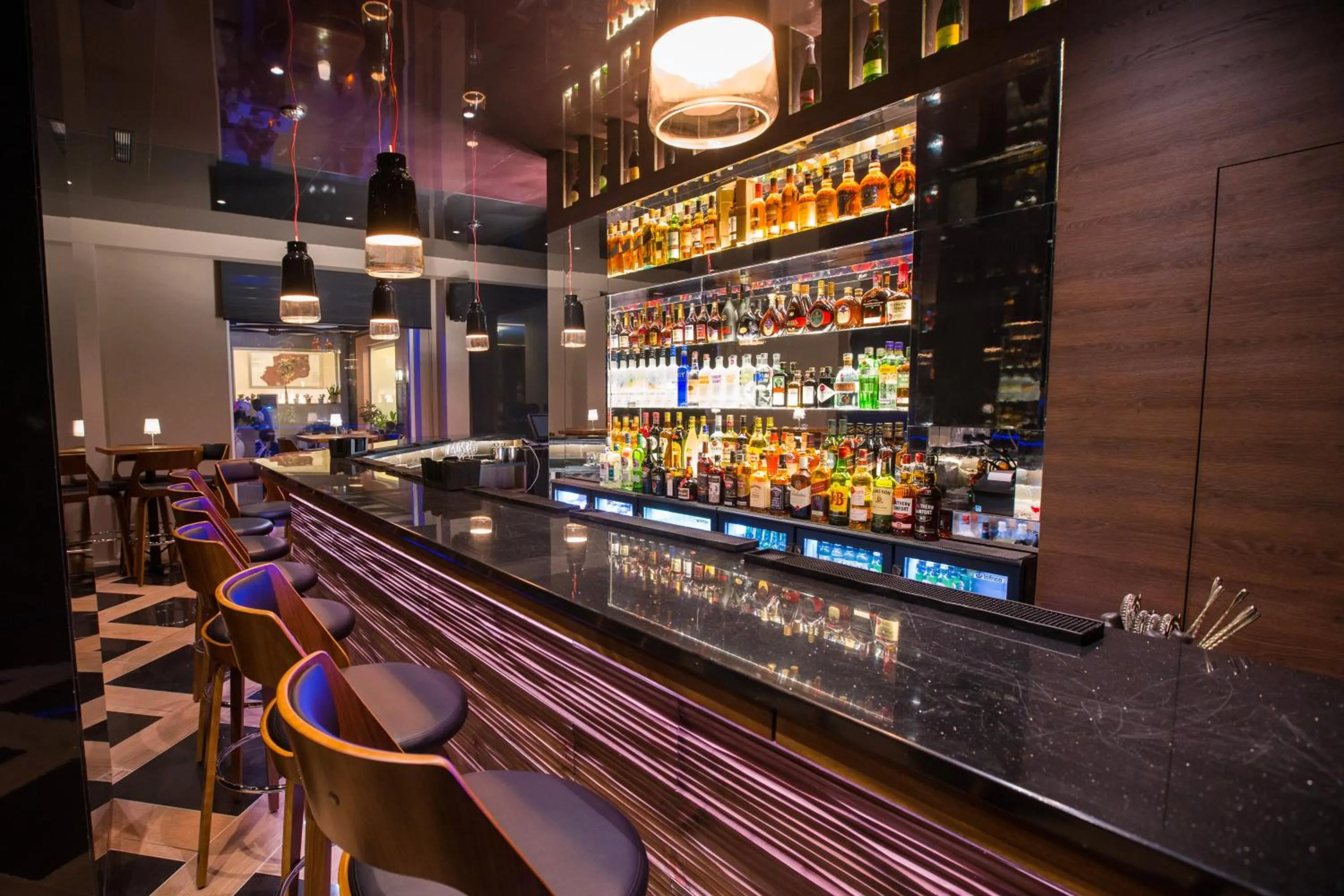 Lounge or bar in Home Suites Boutique Hotel Freetown