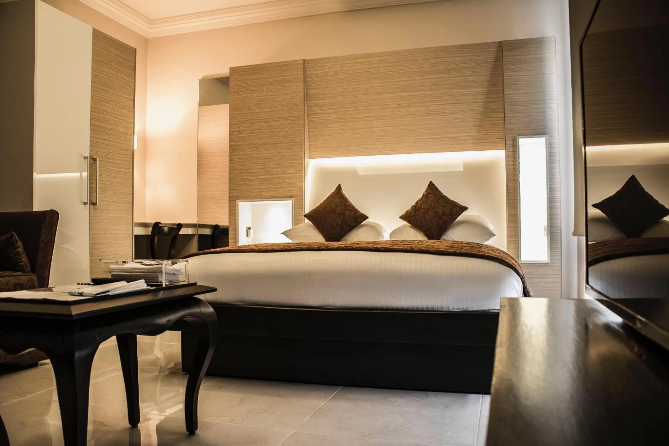 Bedroom, Bed in Home Suites Boutique Hotel Freetown