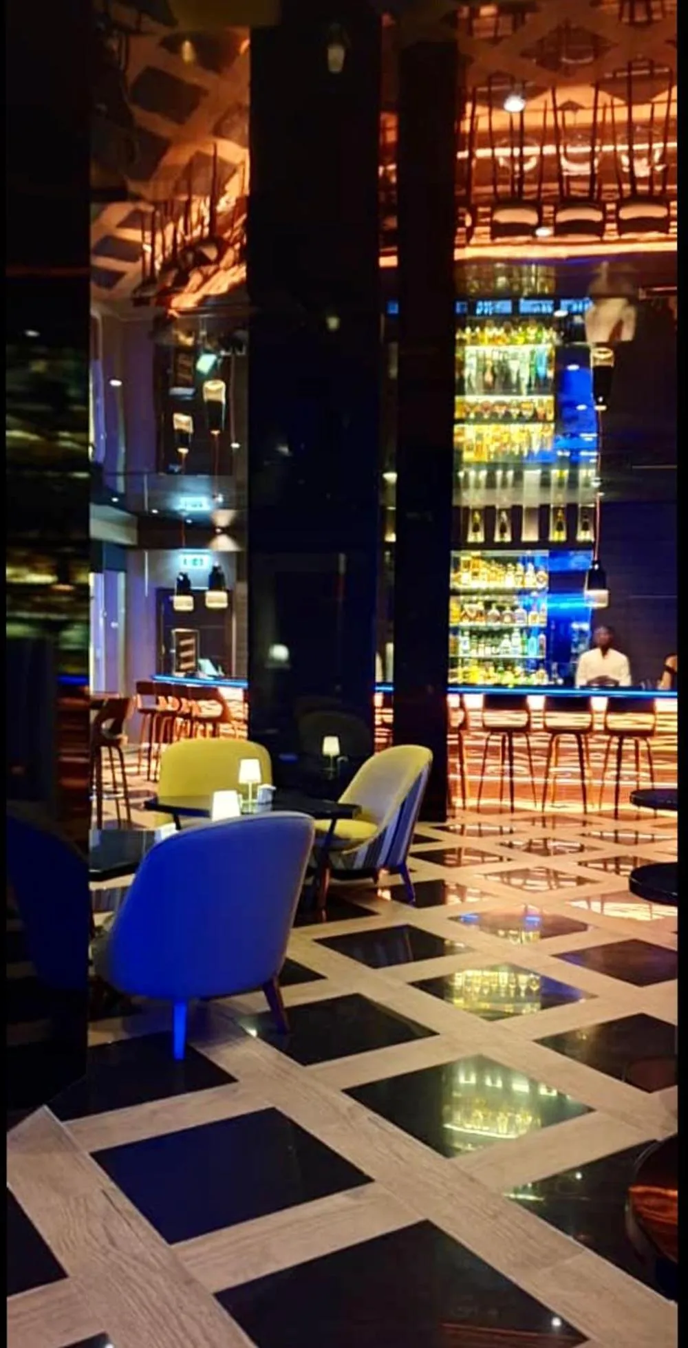 Lounge or bar in Home Suites Boutique Hotel Freetown