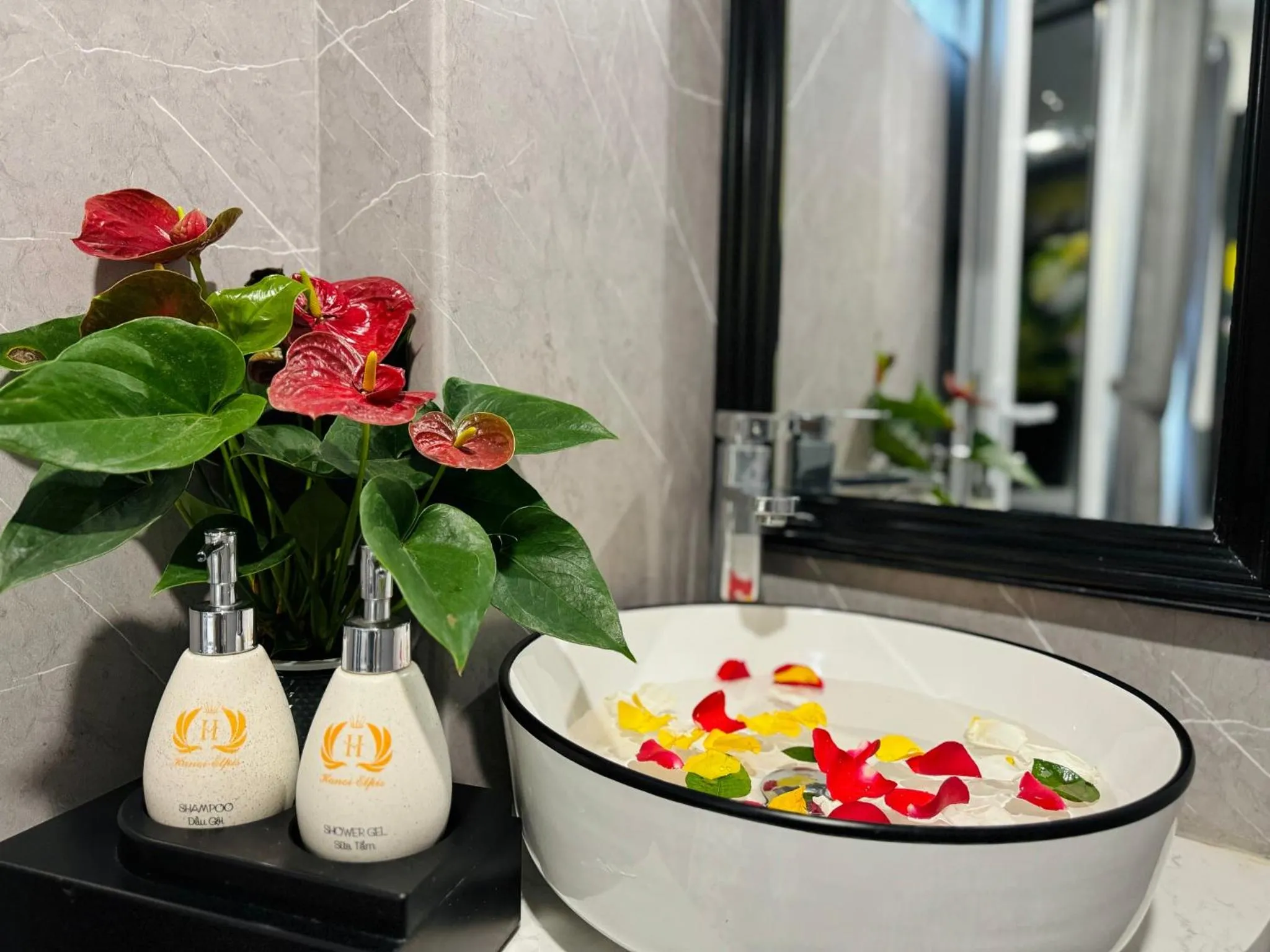 Bathroom in Hanoi Elpis Hotel & Spa