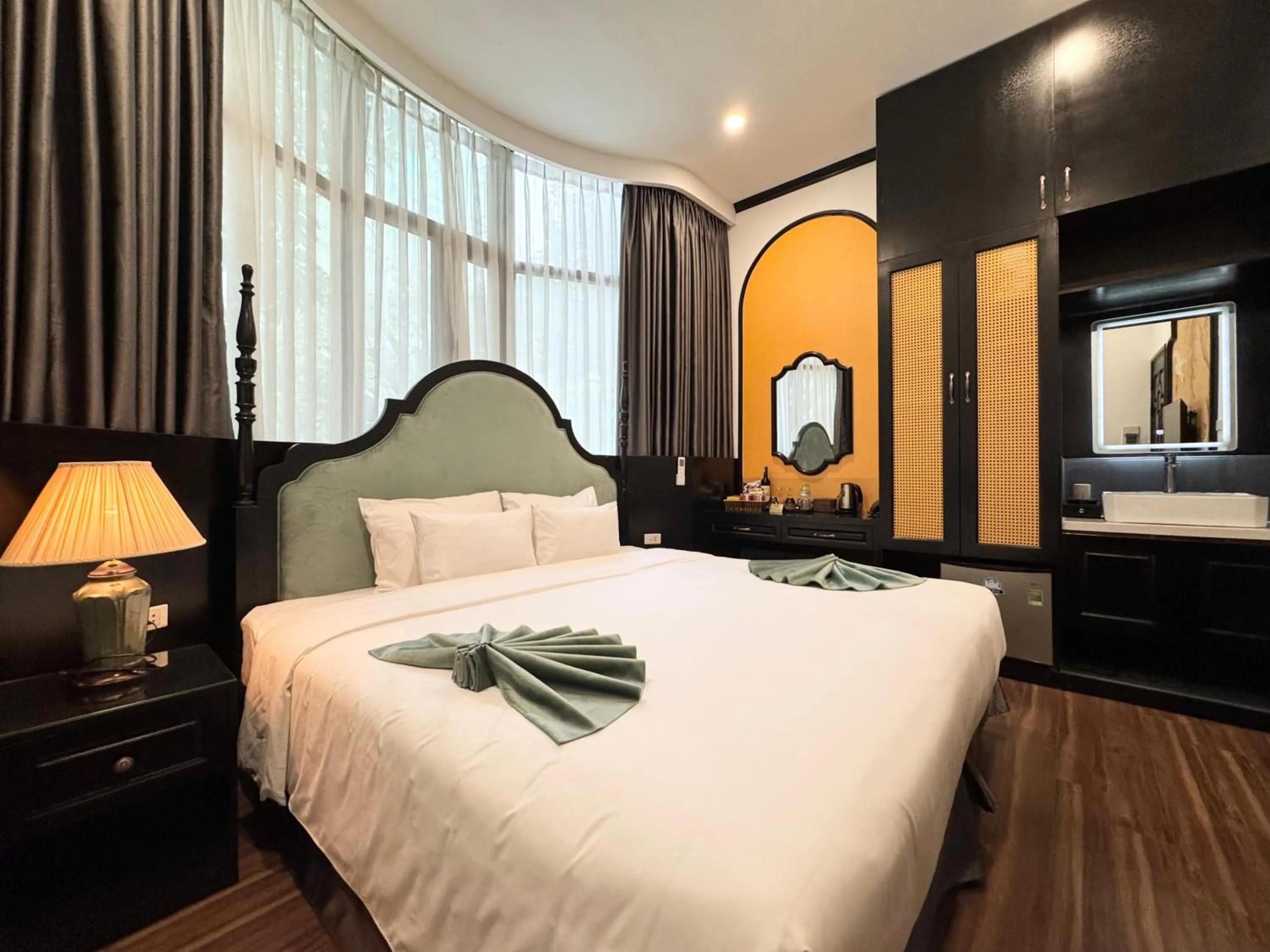 Bedroom, Bed in Hanoi Elpis Hotel & Spa
