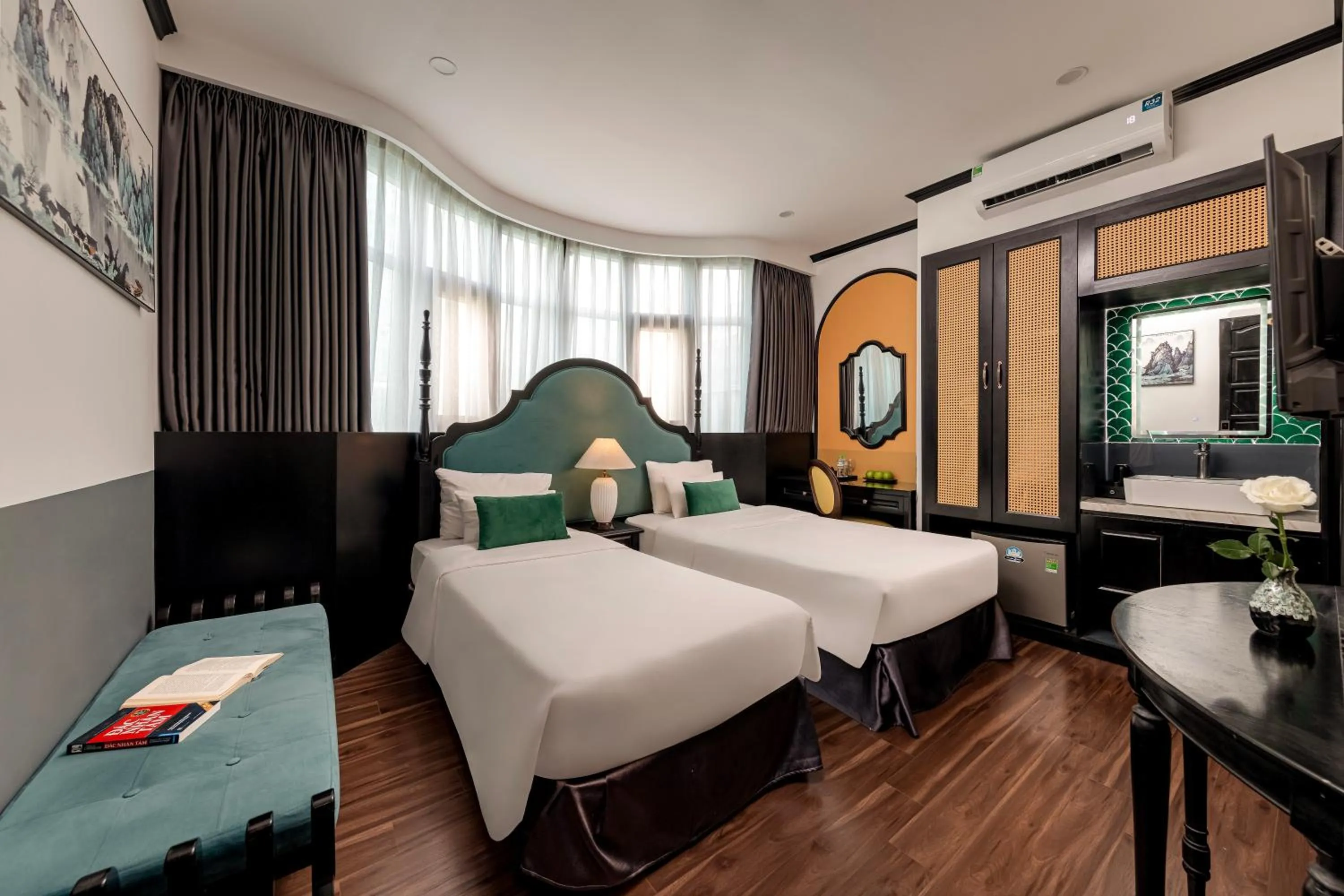 Bed in Hanoi Elpis Hotel & Spa