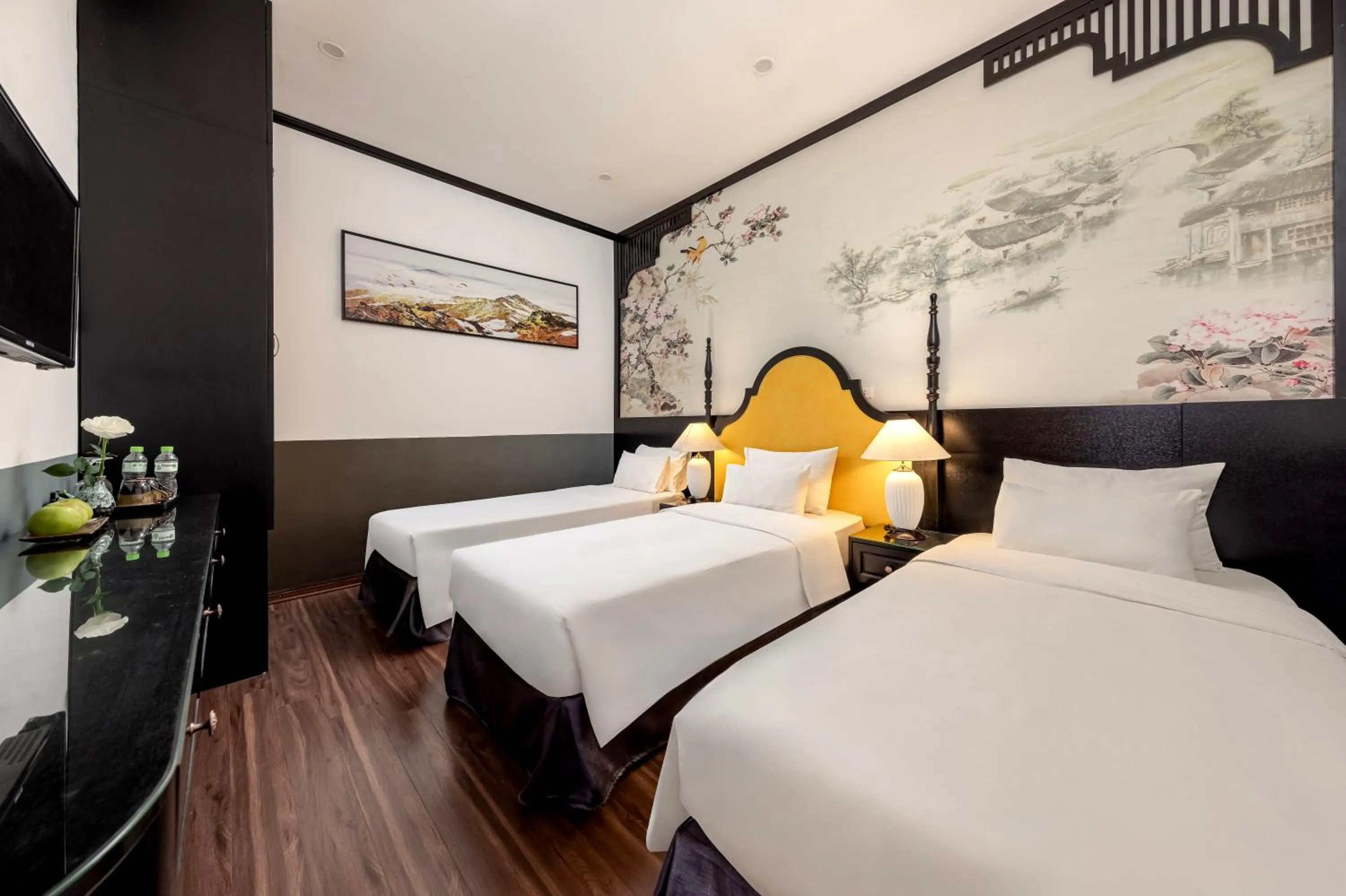 Bed in Hanoi Elpis Hotel & Spa