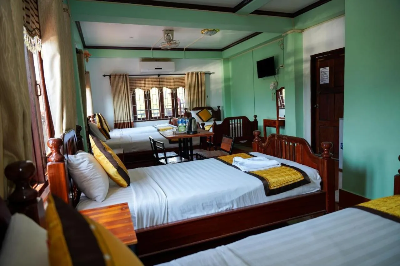 Bed in Bountang Mountain View Riverside Hotel