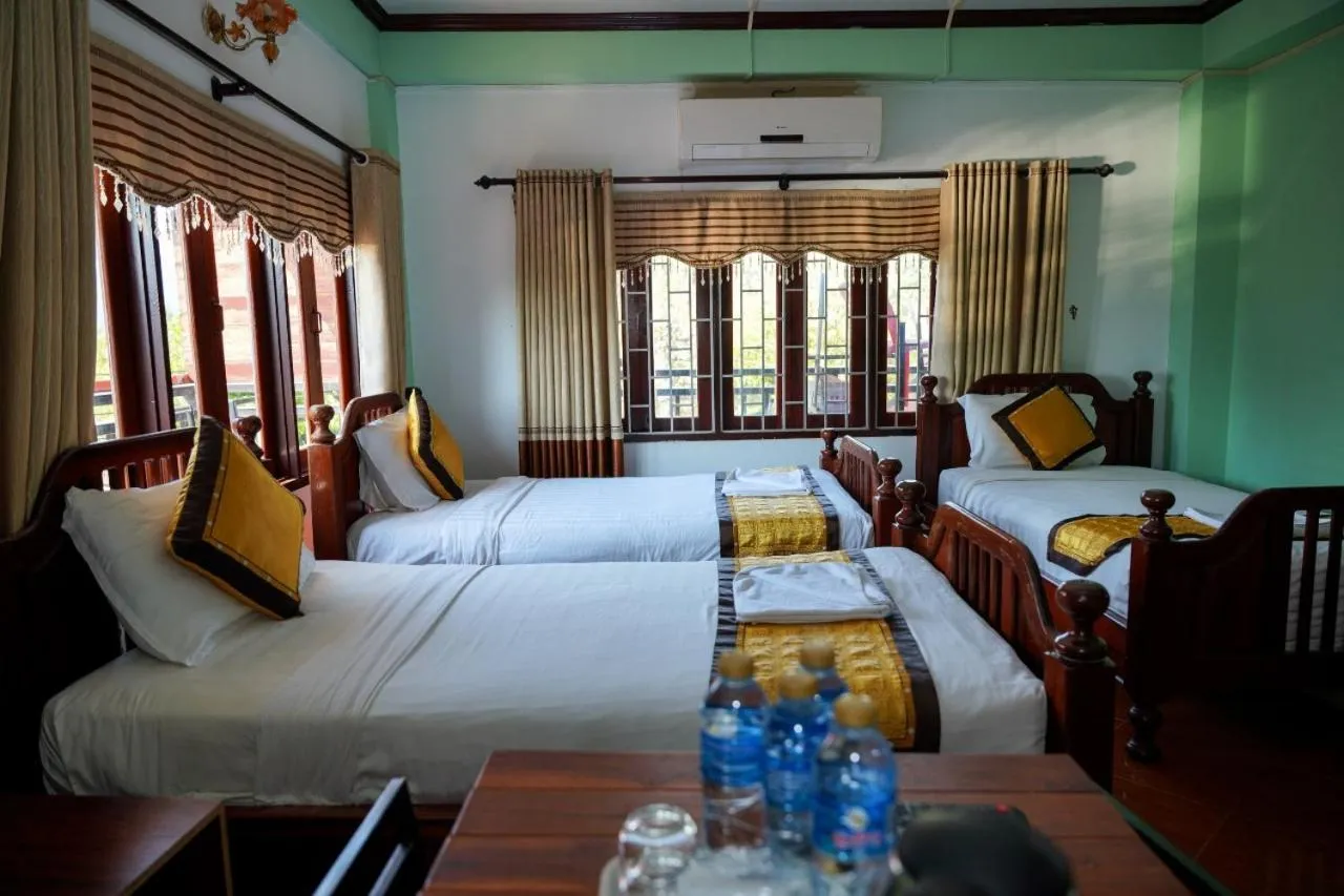 Bed in Bountang Mountain View Riverside Hotel