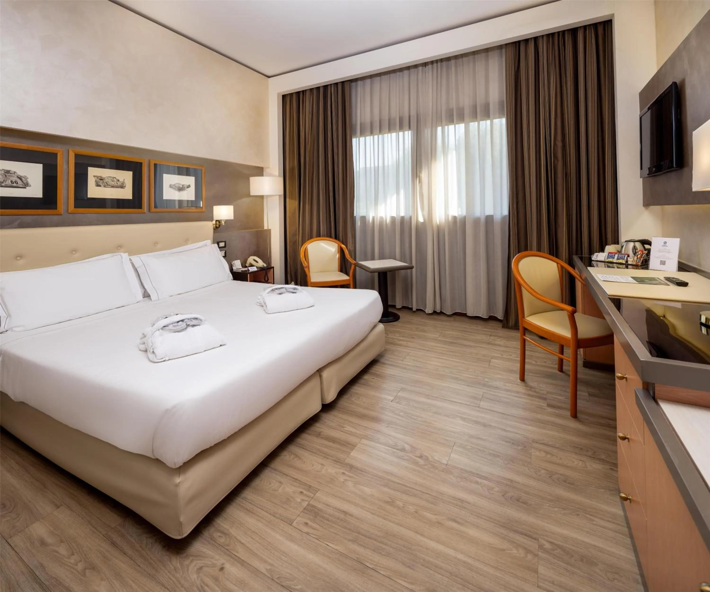 Bedroom, Bed in Best Western Modena District