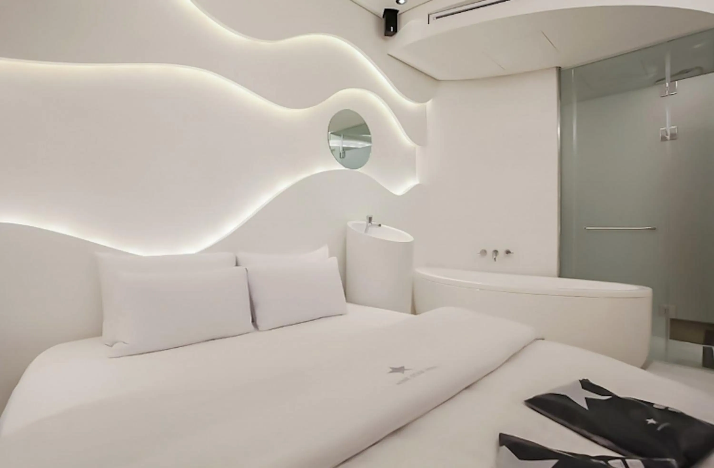 Bed in Nine Star Hotel