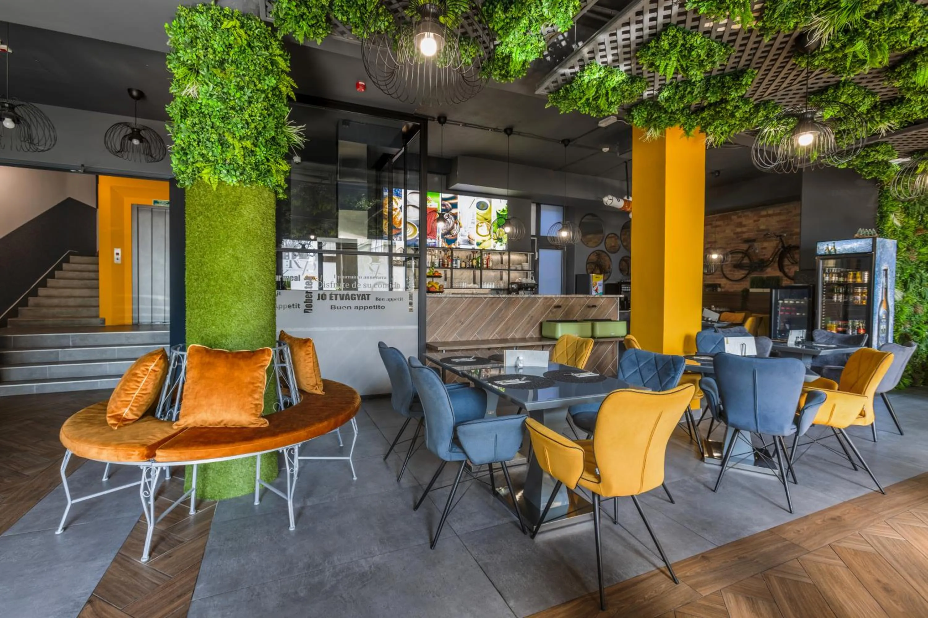 Seating area in R73 Residences