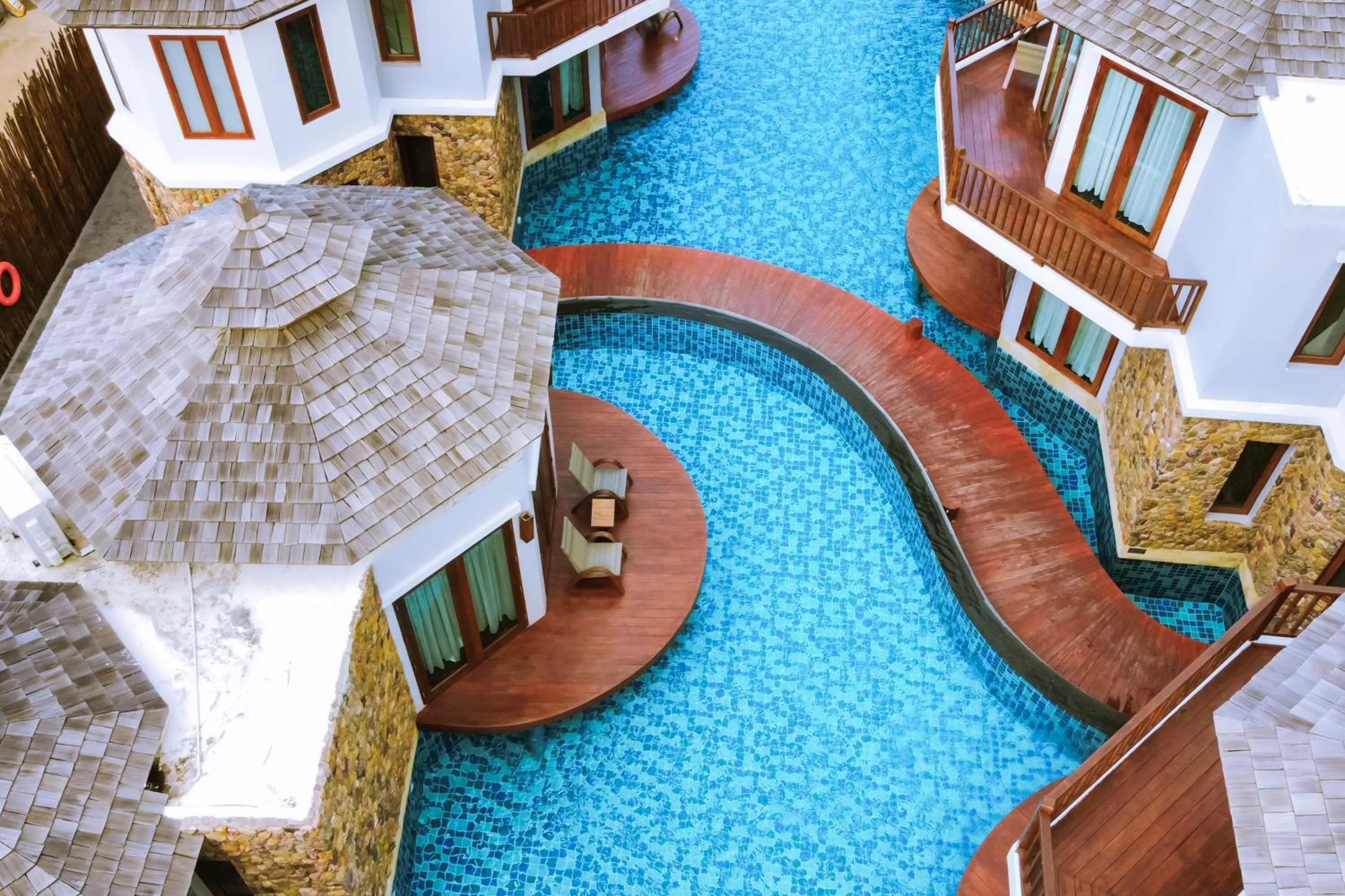 Pool view in Yotaka Khanom