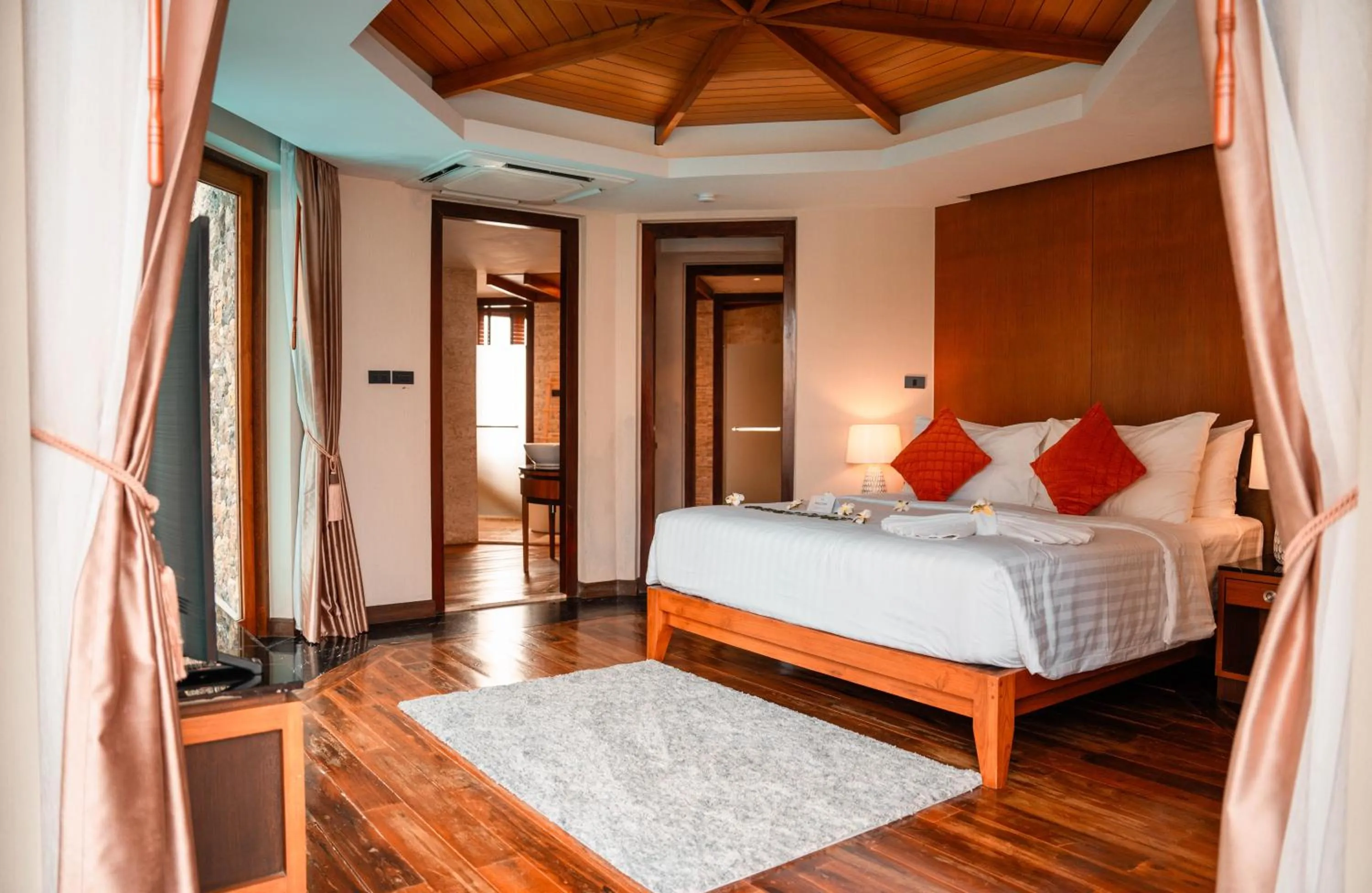 Bedroom, Bed in Yotaka Khanom