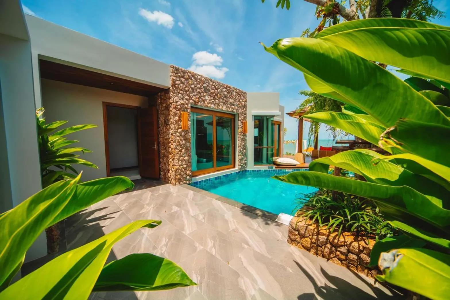 Patio in Yotaka Khanom