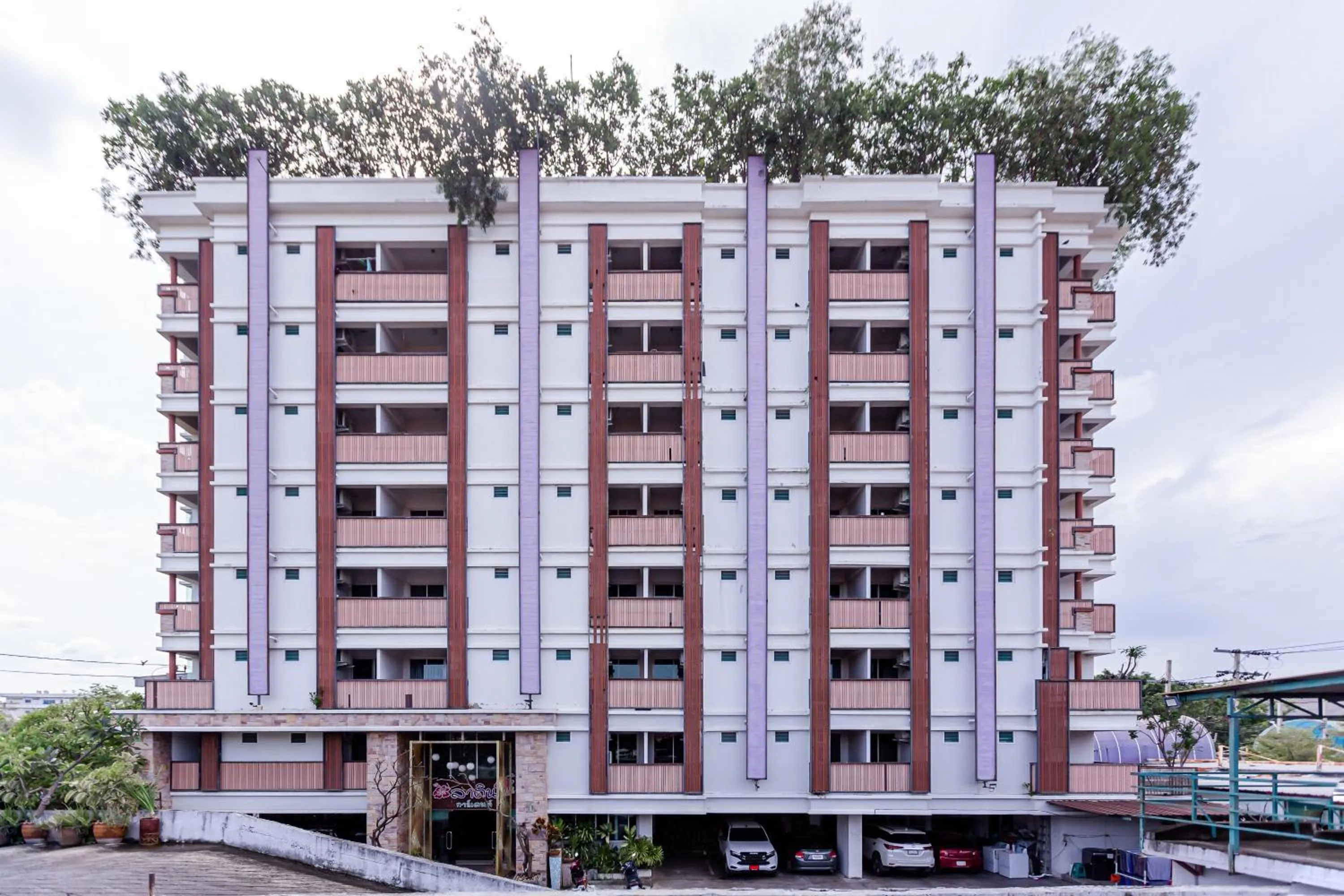 Property building in Latin Garden Hotel