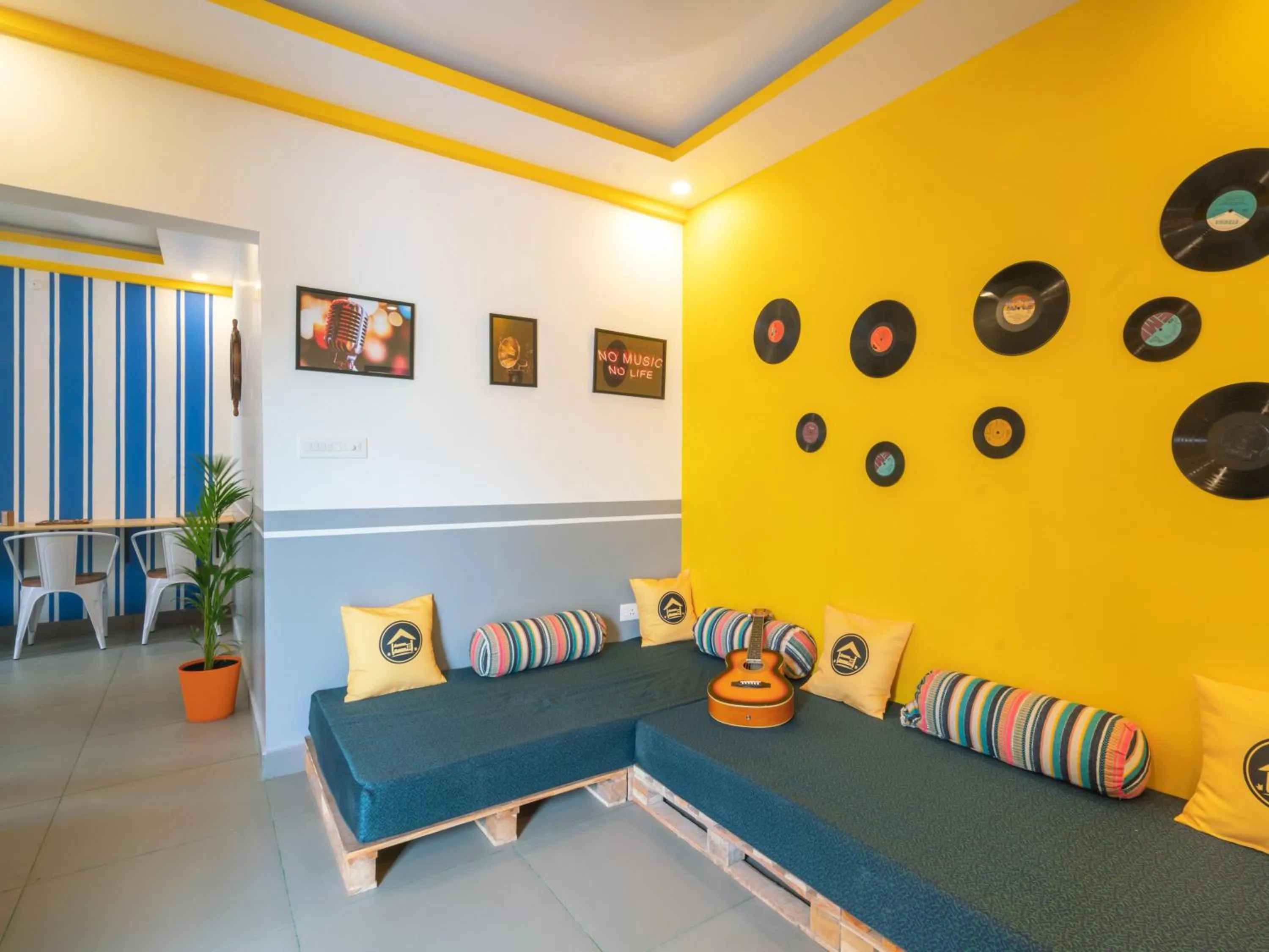 Living room in The Hosteller Fort Kochi