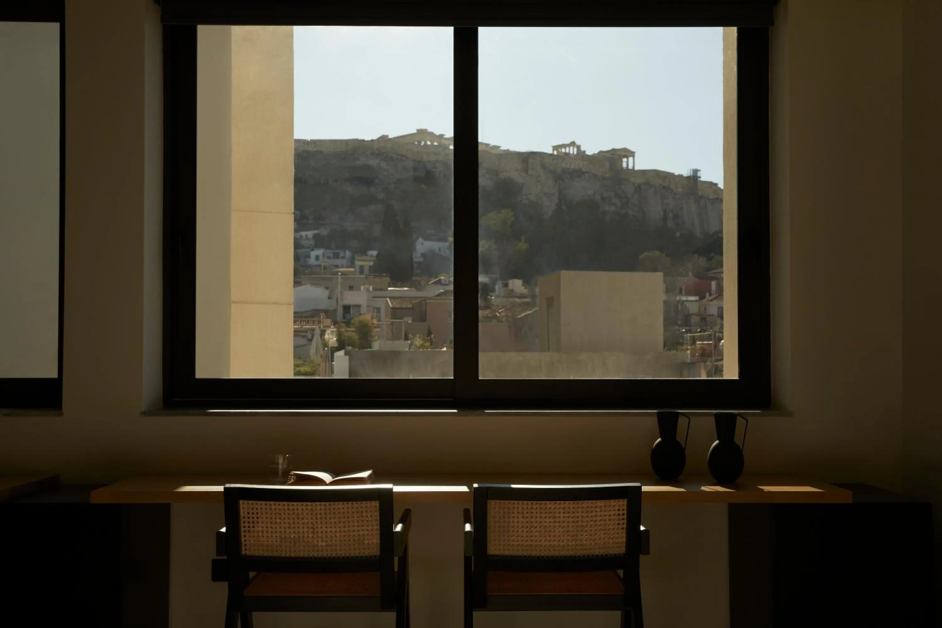 Living room in Athens Woo Suites