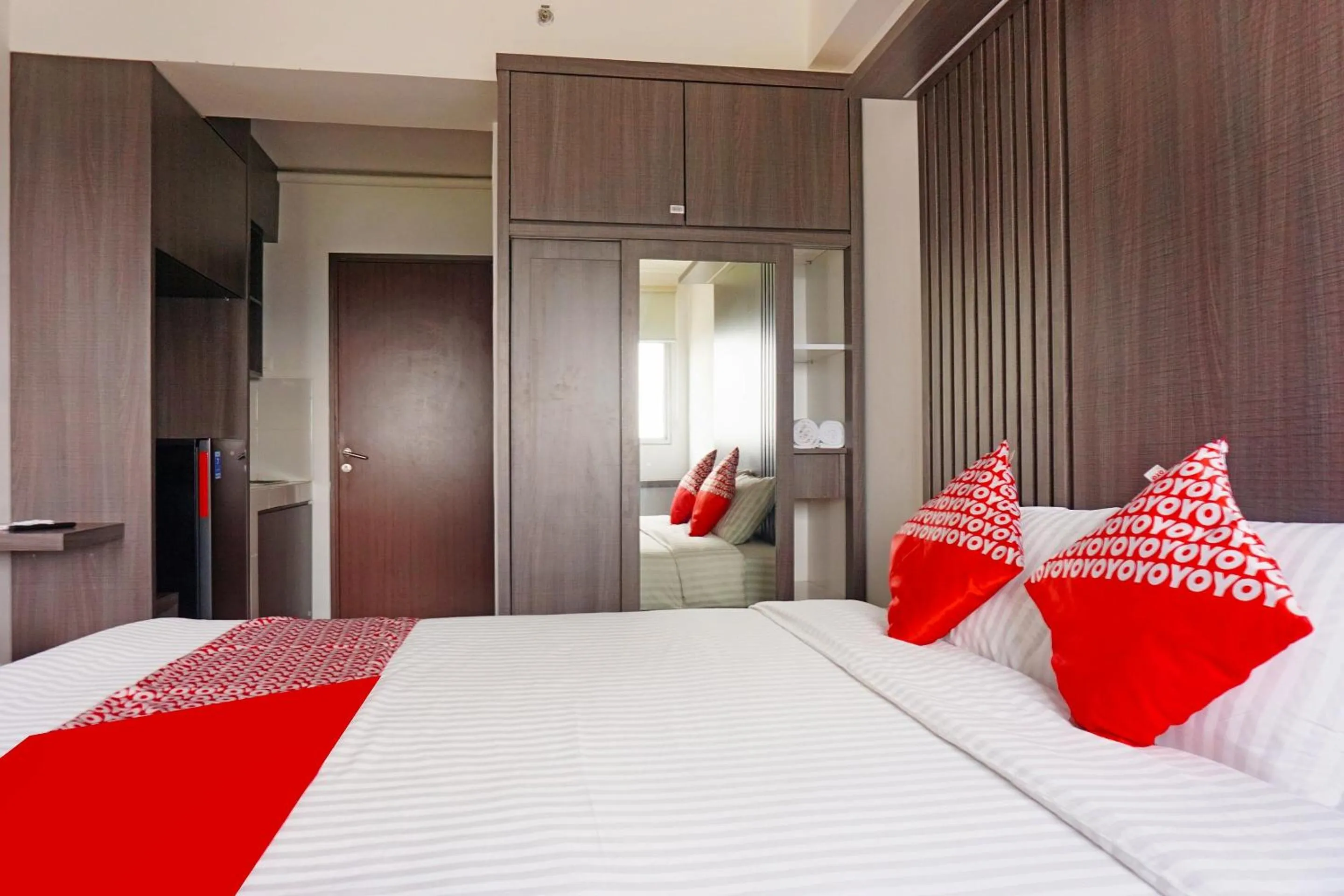 Bedroom, Bed in OYO 91593 San San Rooms Apartment Gunung Putri Square
