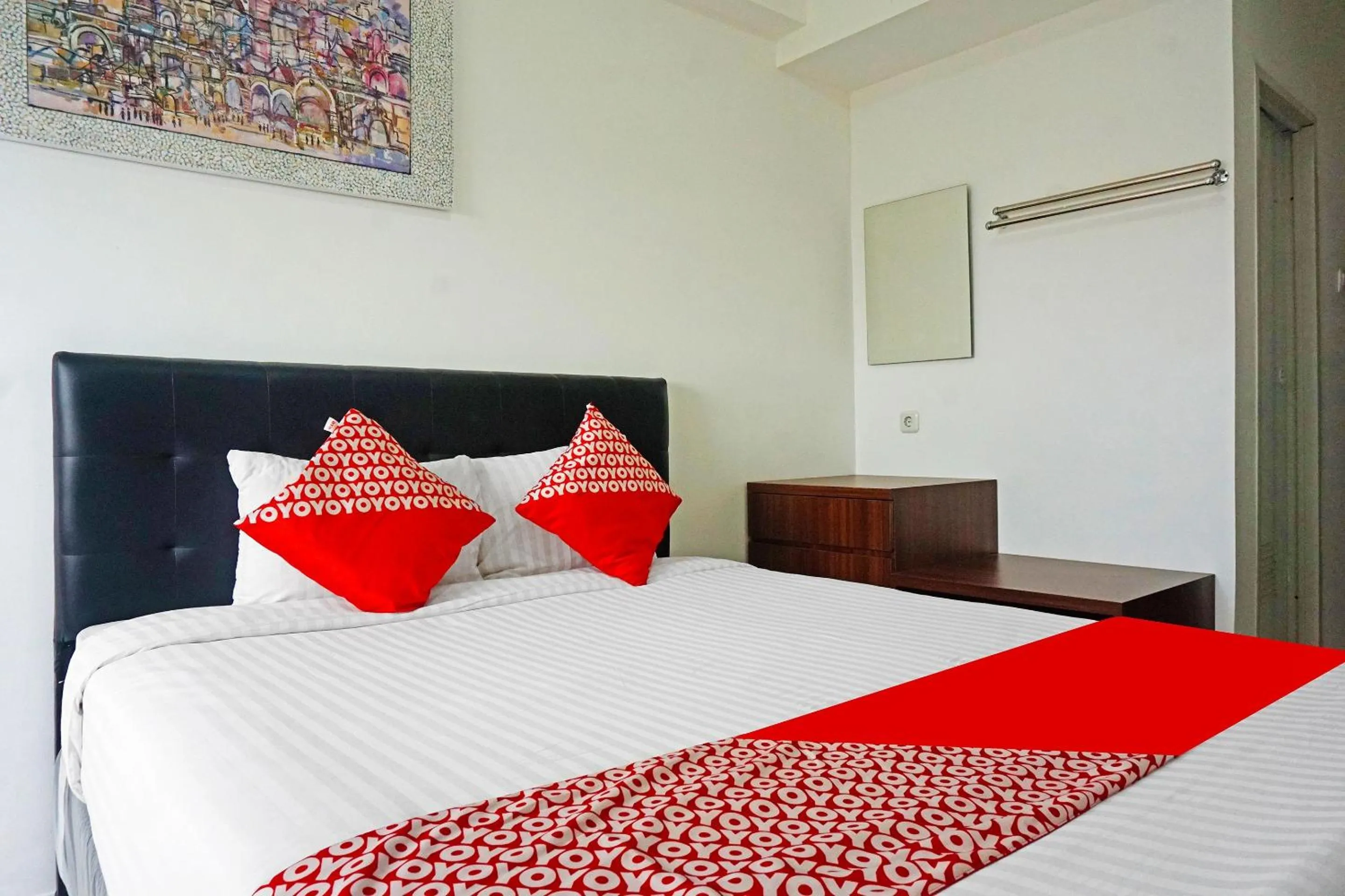 Bedroom, Bed in OYO 91593 San San Rooms Apartment Gunung Putri Square