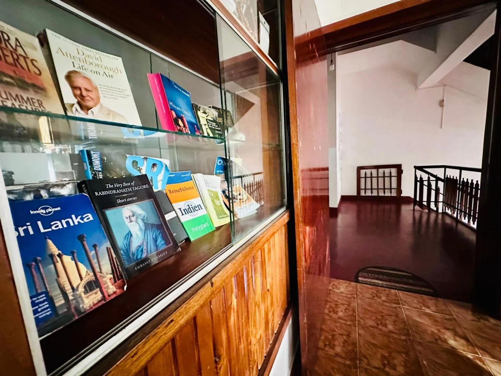 Library in Lazy Bear Best Hostel in Kandy