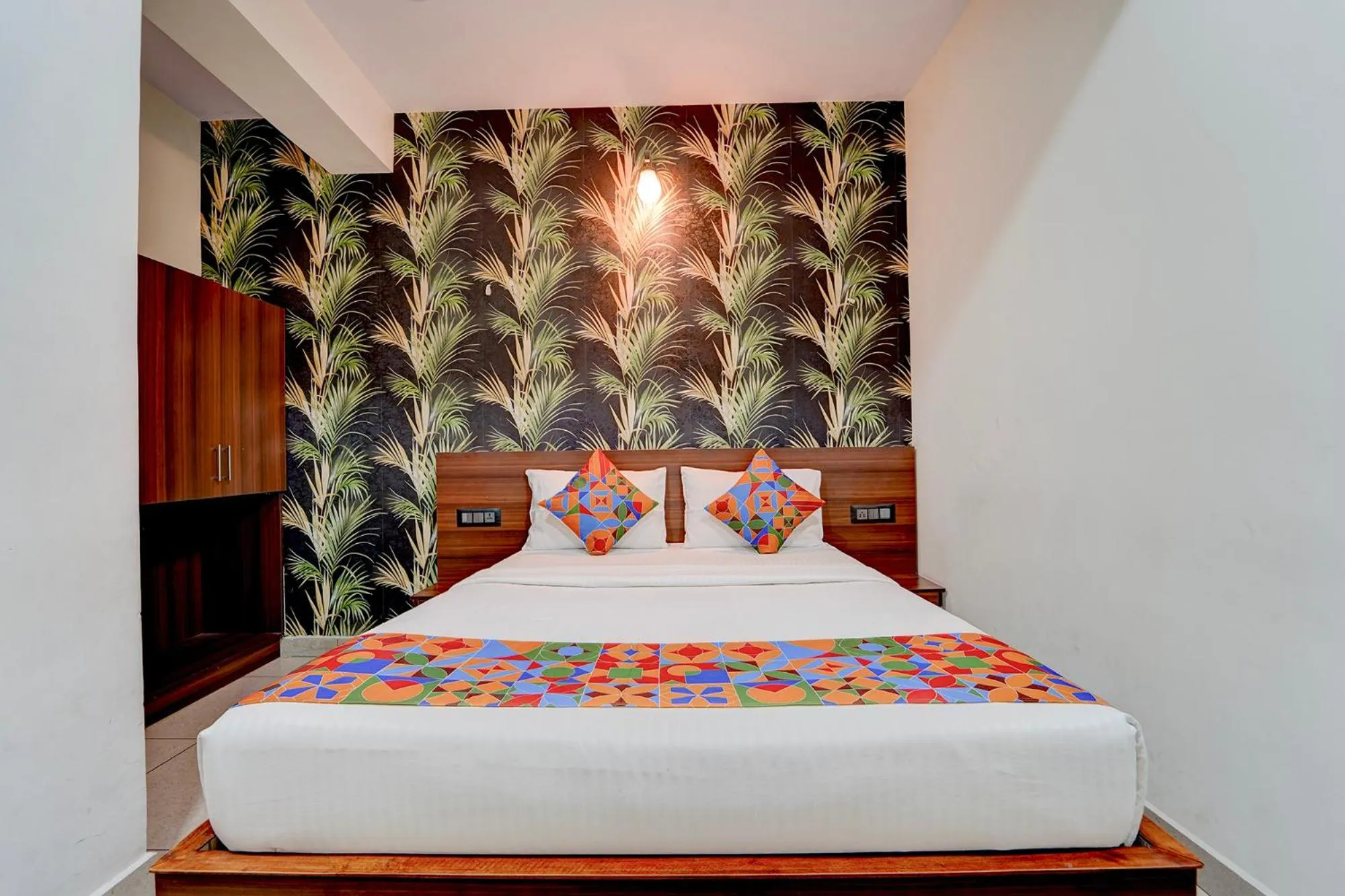 Bed in FabHotel NRM Residency