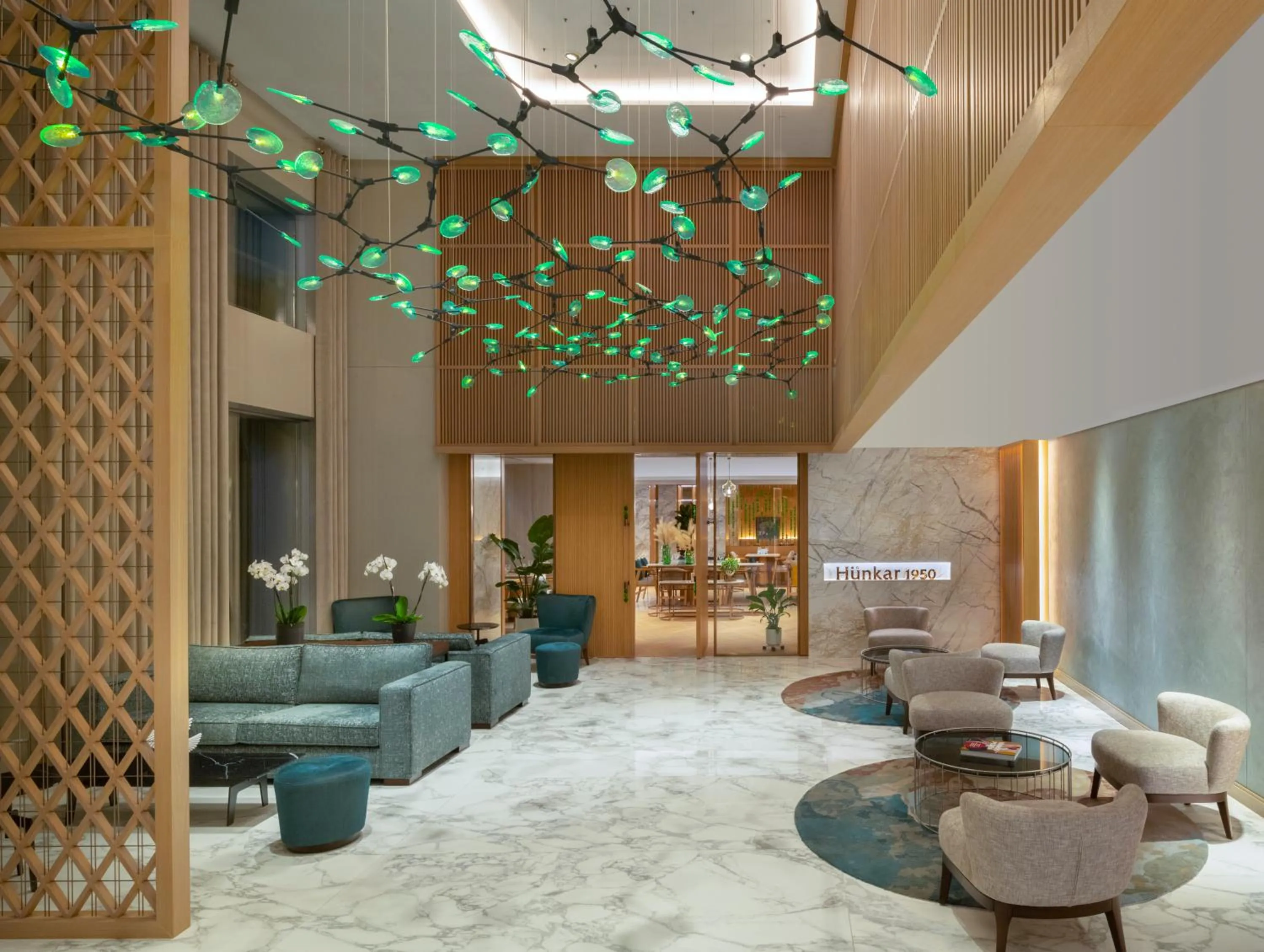 Lobby or reception in Mövenpick Hotel Istanbul Bosphorus