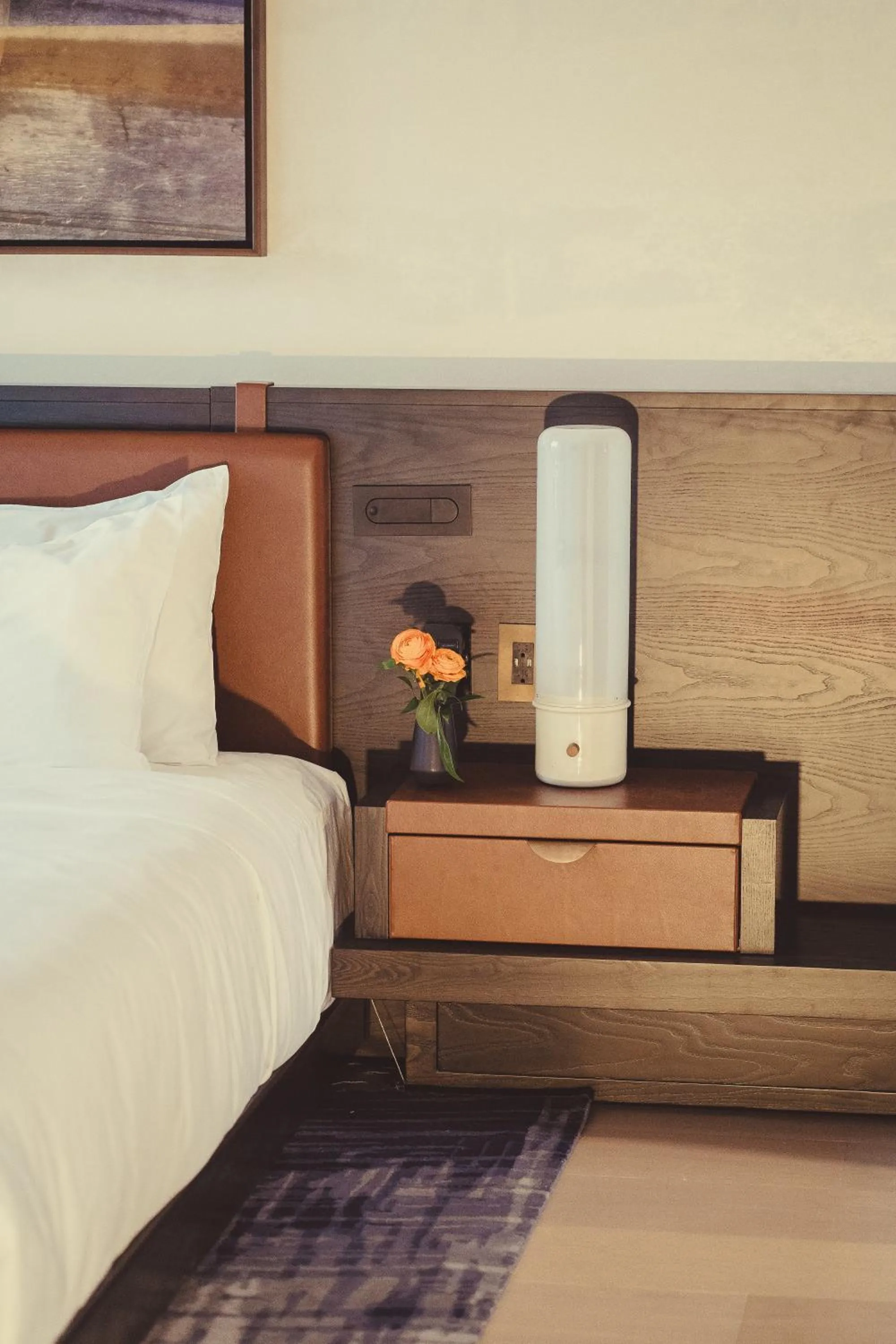 Decorative detail, Bed in Nobu Hotel Atlanta