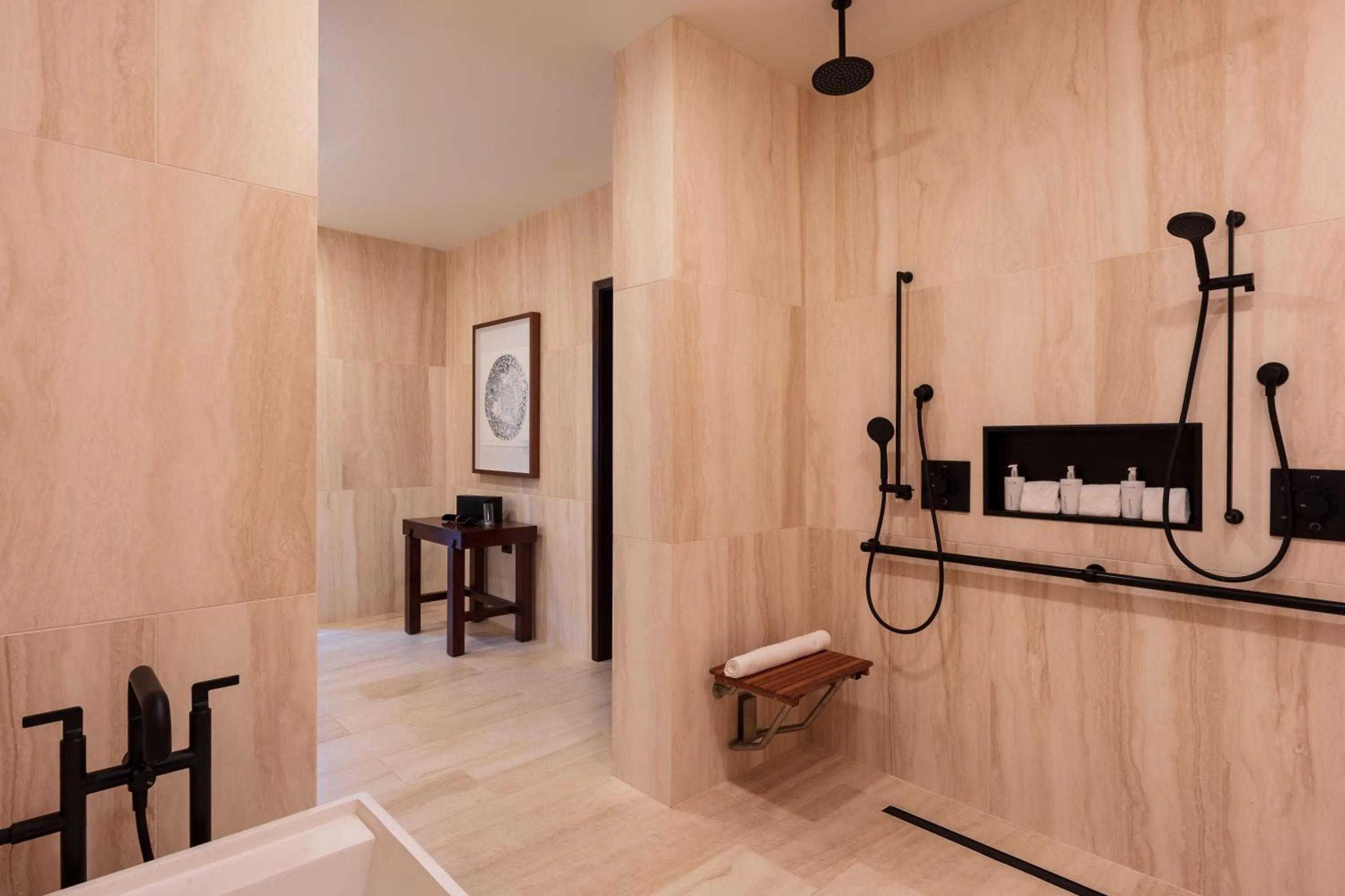 Shower in Nobu Hotel Atlanta