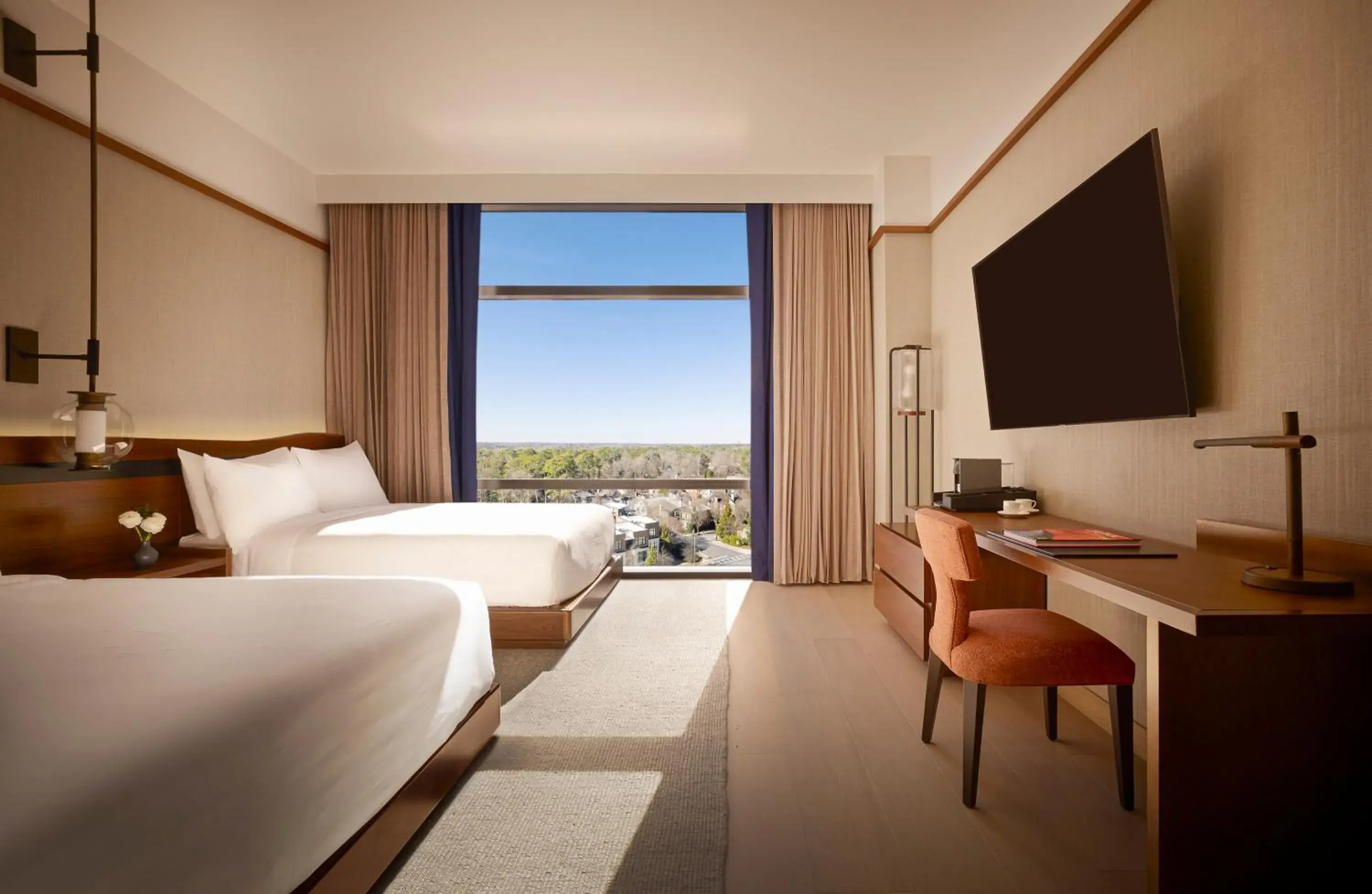 Executive Queen Room with Two Queen Beds in Nobu Hotel Atlanta Executive Queen Room with Two Queen Beds in Nobu Hotel Atlanta