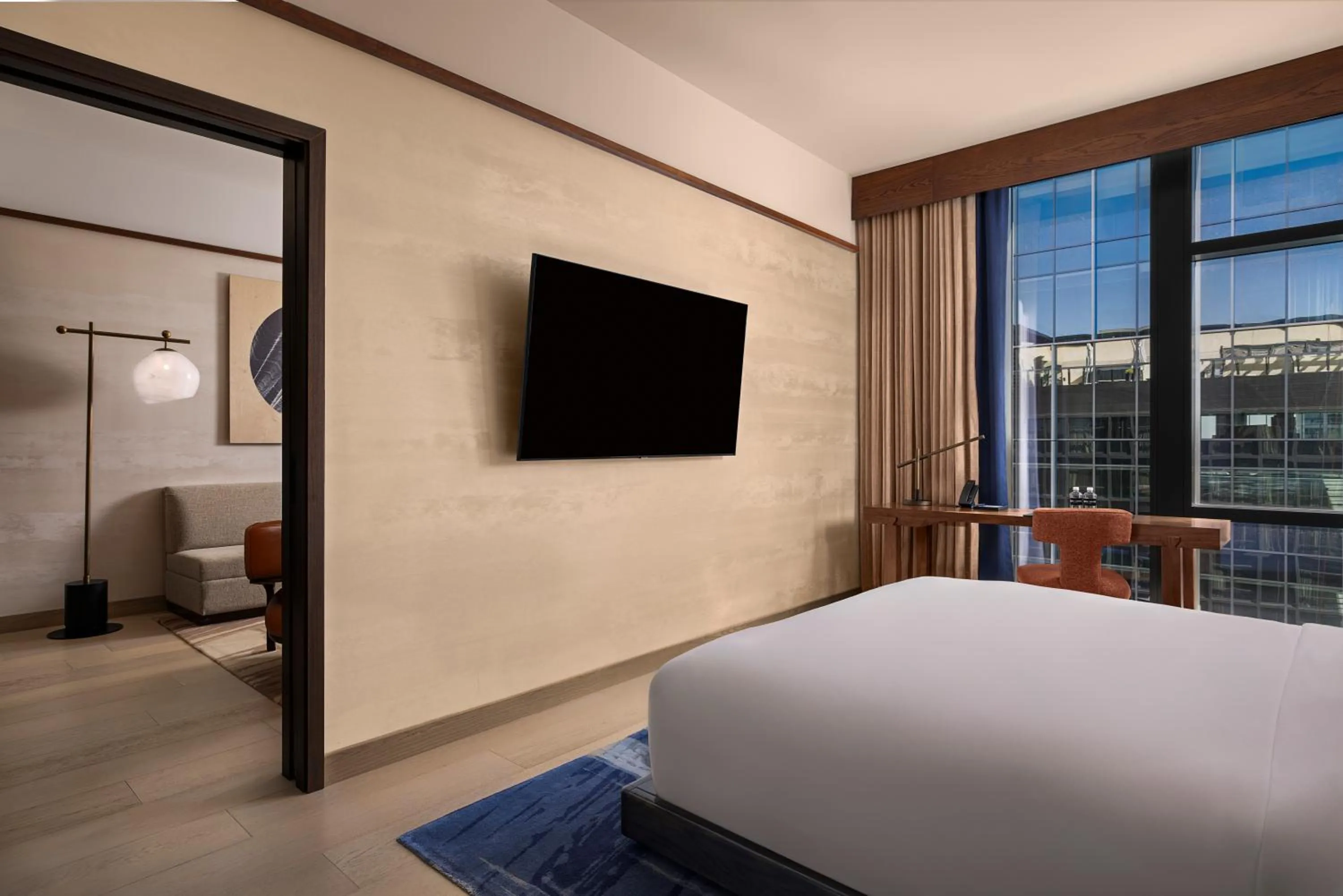 Bed in Nobu Hotel Atlanta