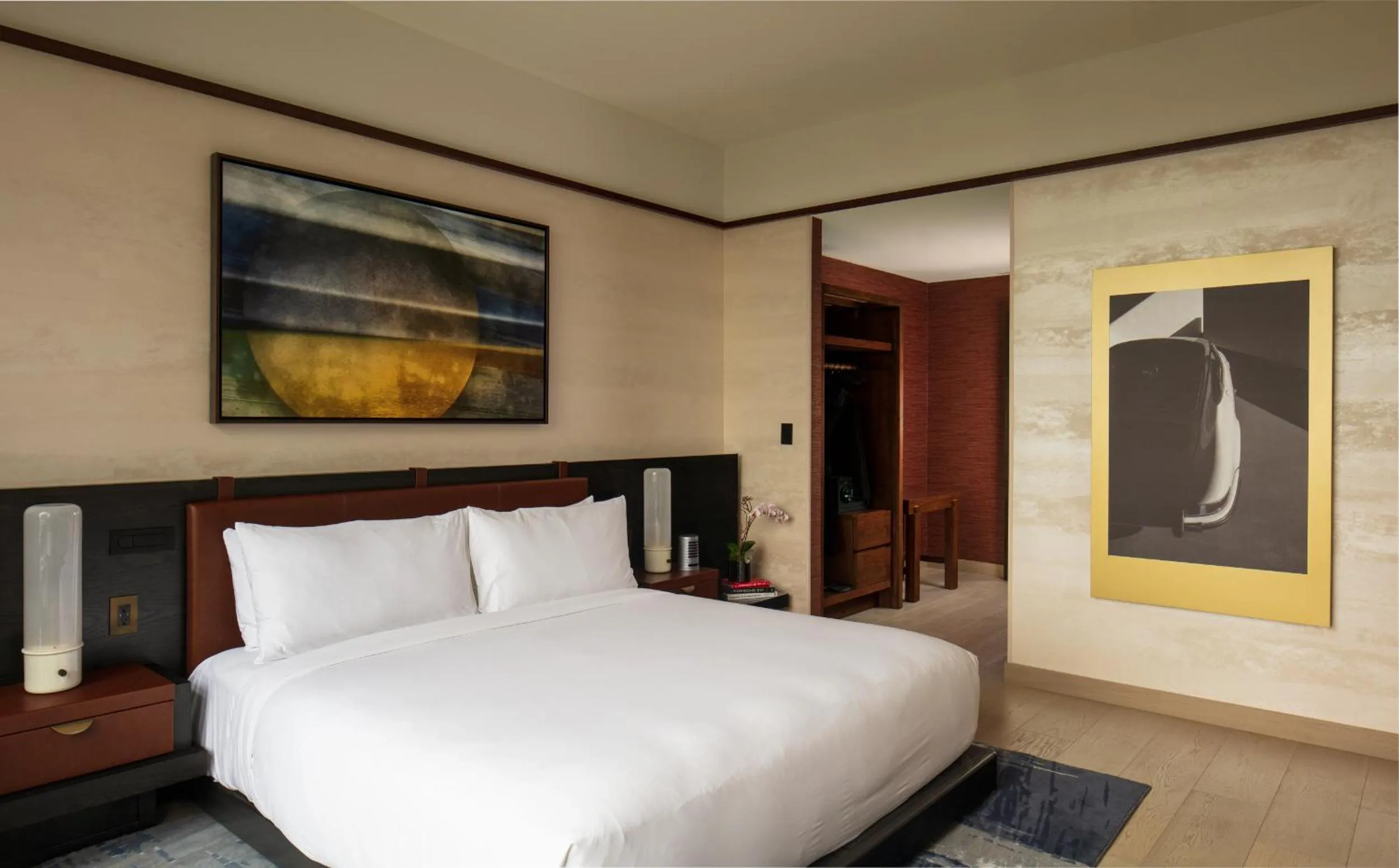 Bed in Nobu Hotel Atlanta