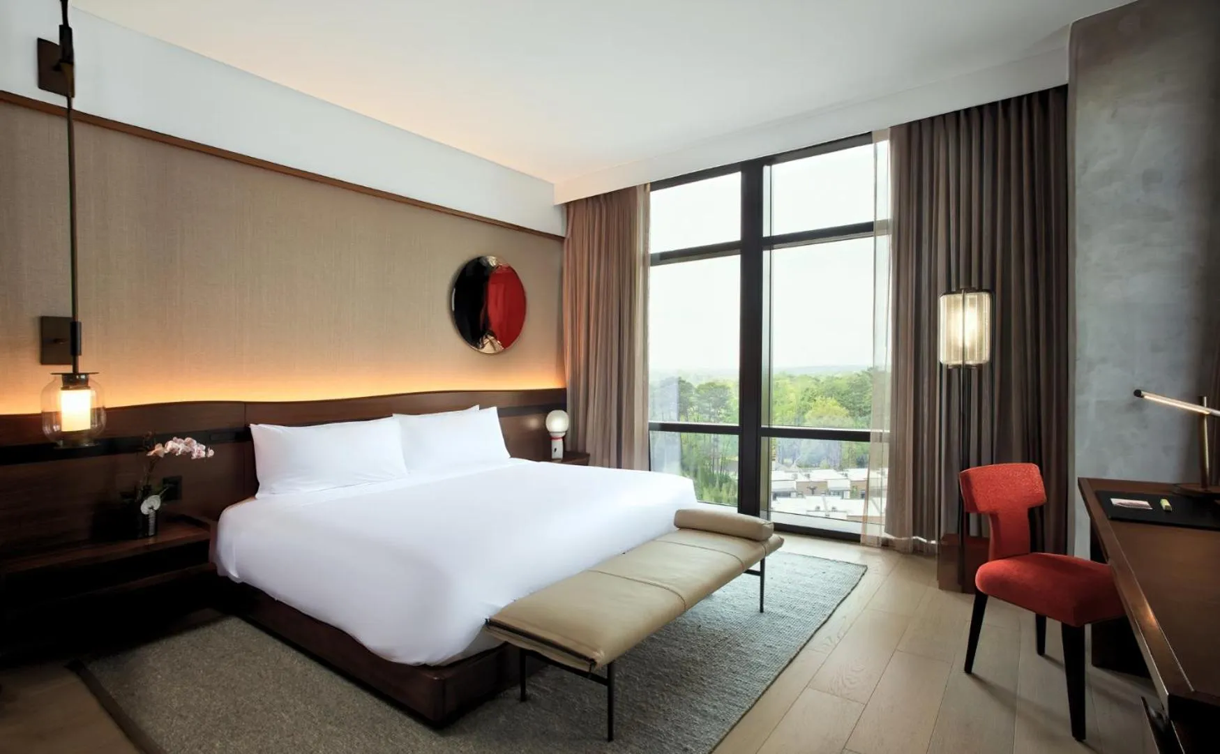 Bed in Nobu Hotel Atlanta