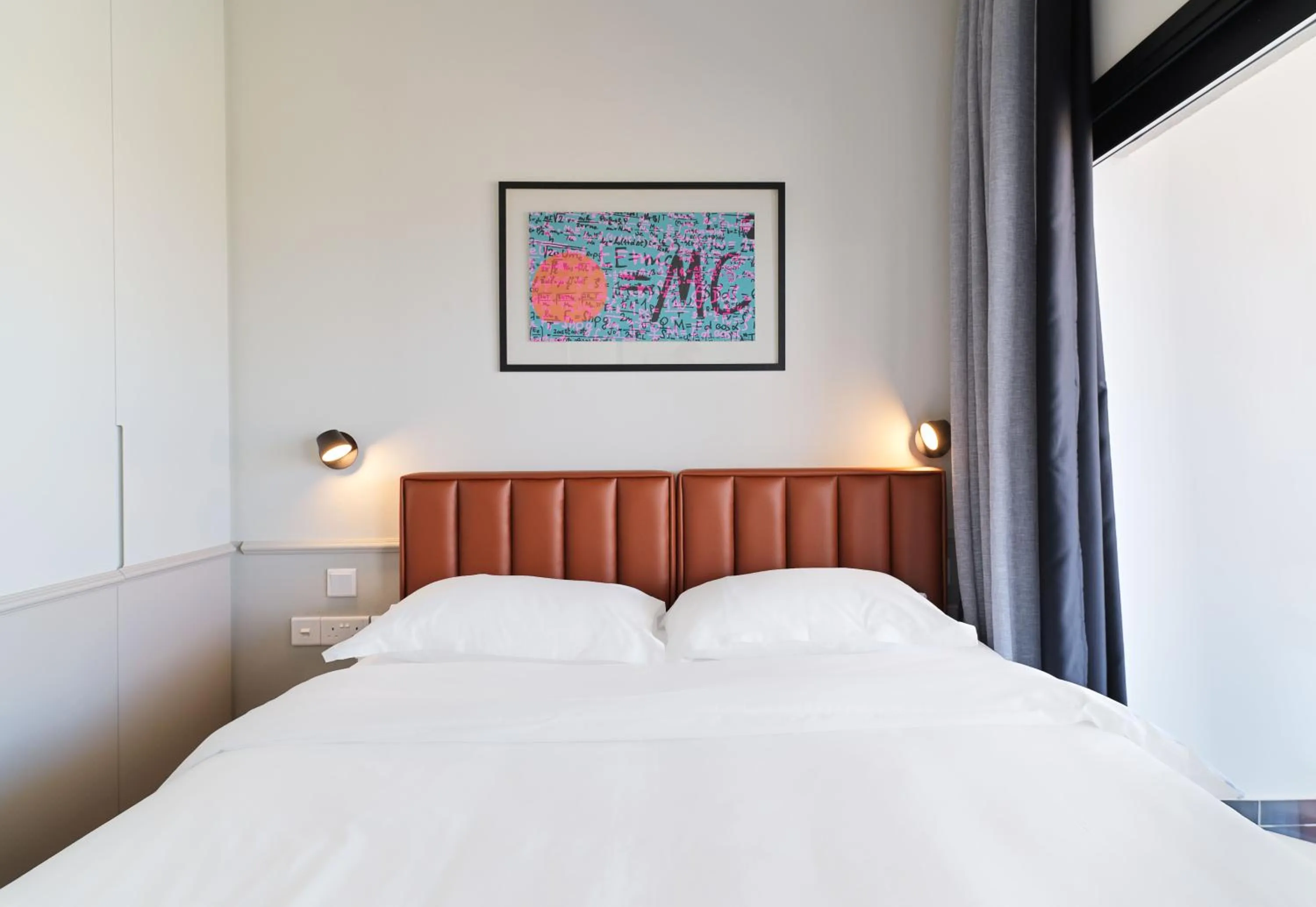 Patio, Bed in LIV The City Suites ADULTS ONLY