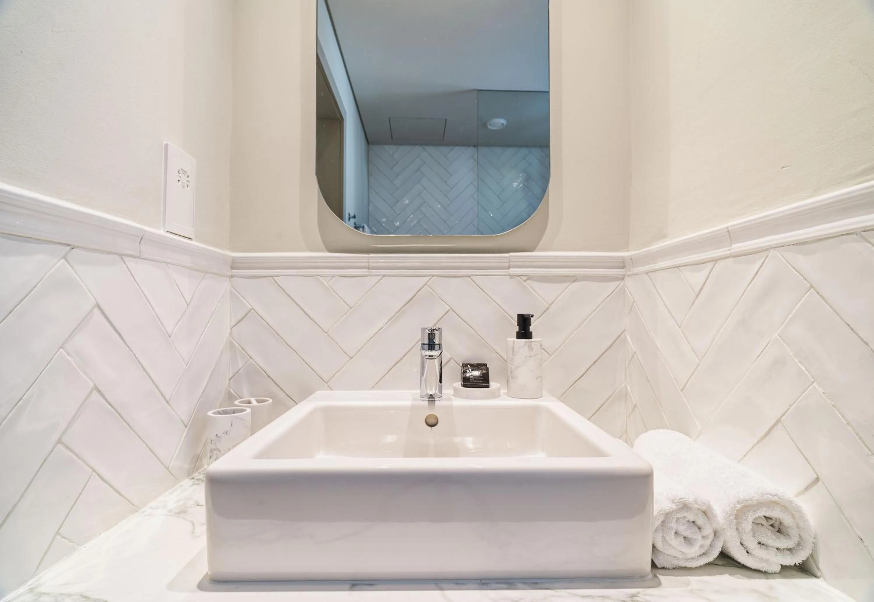 Bathroom in LIV The City Suites ADULTS ONLY