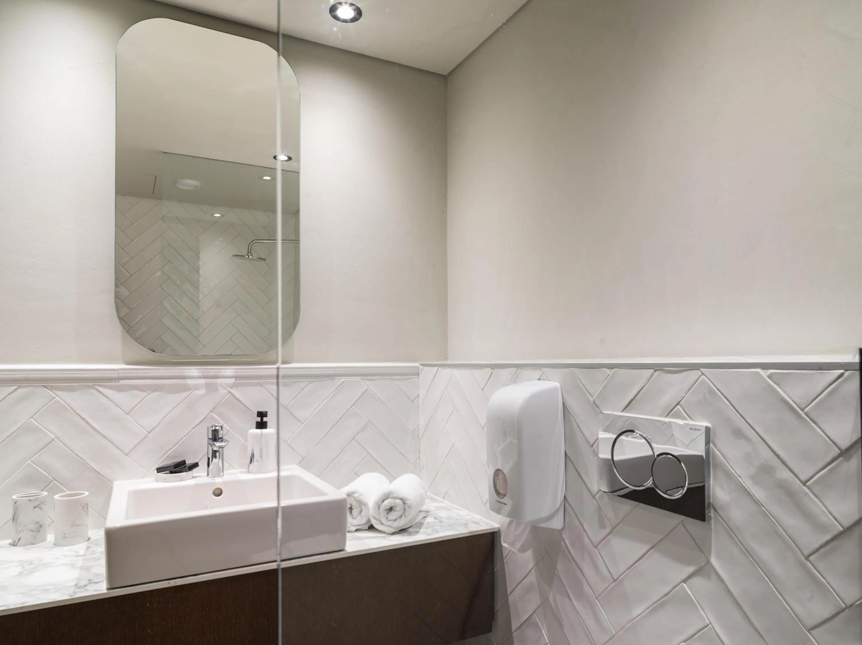 Bathroom in LIV The City Suites ADULTS ONLY