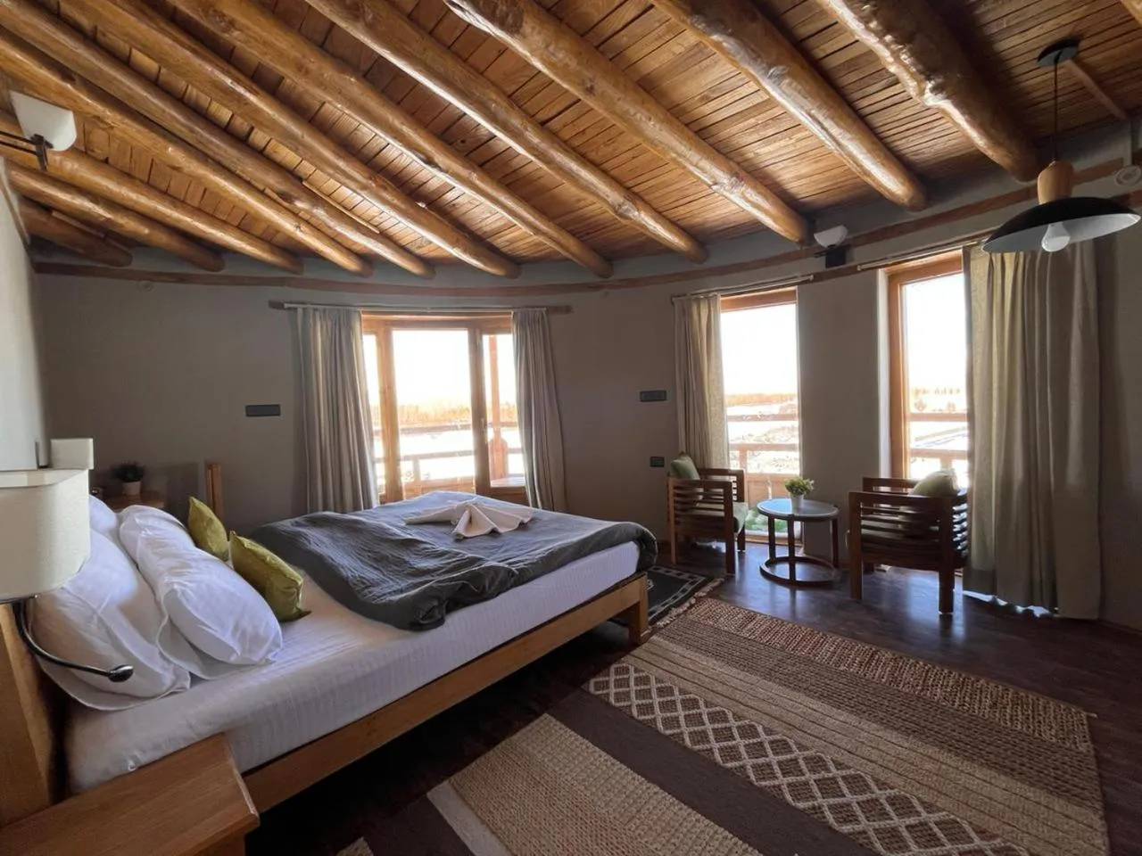 Bed in Dakpa House Ladakh