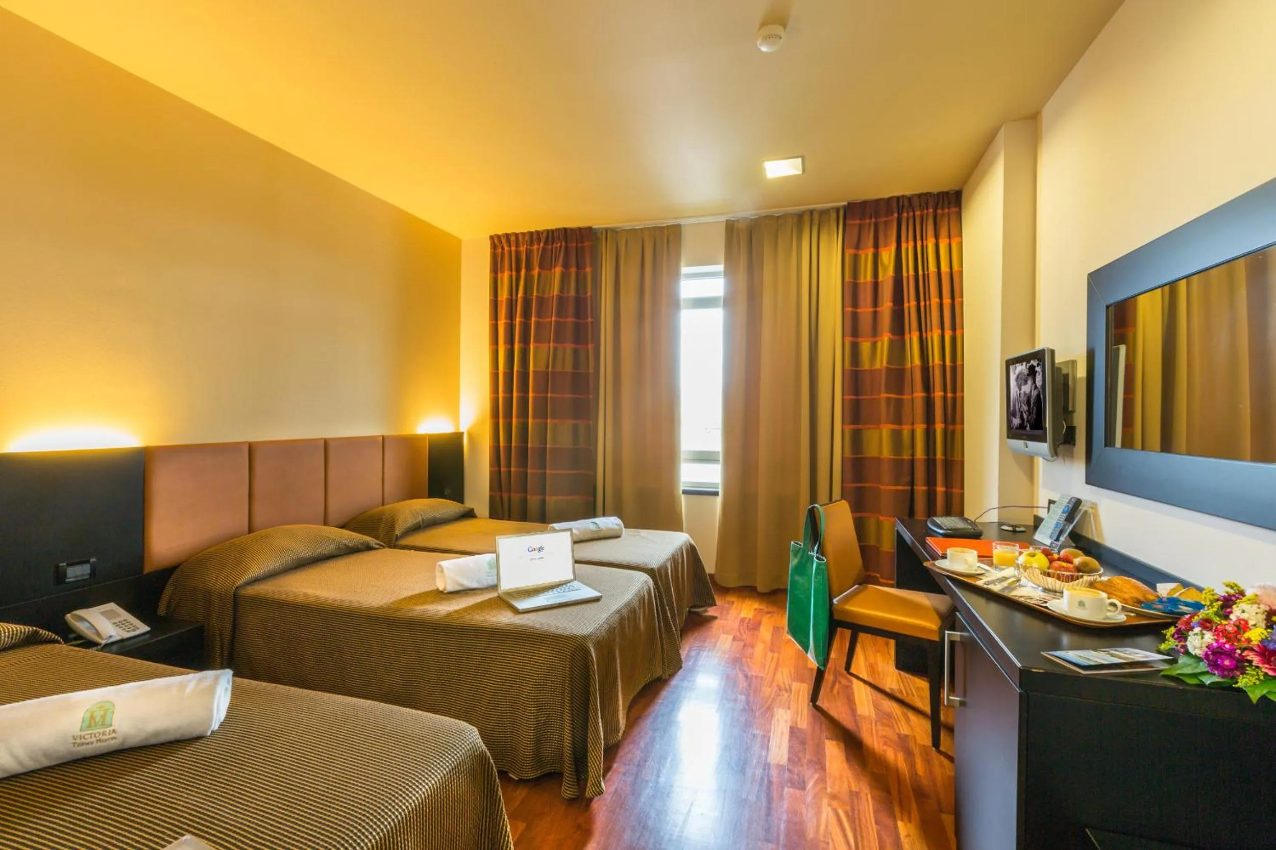 Bedroom, Bed in Victoria Terme Hotel