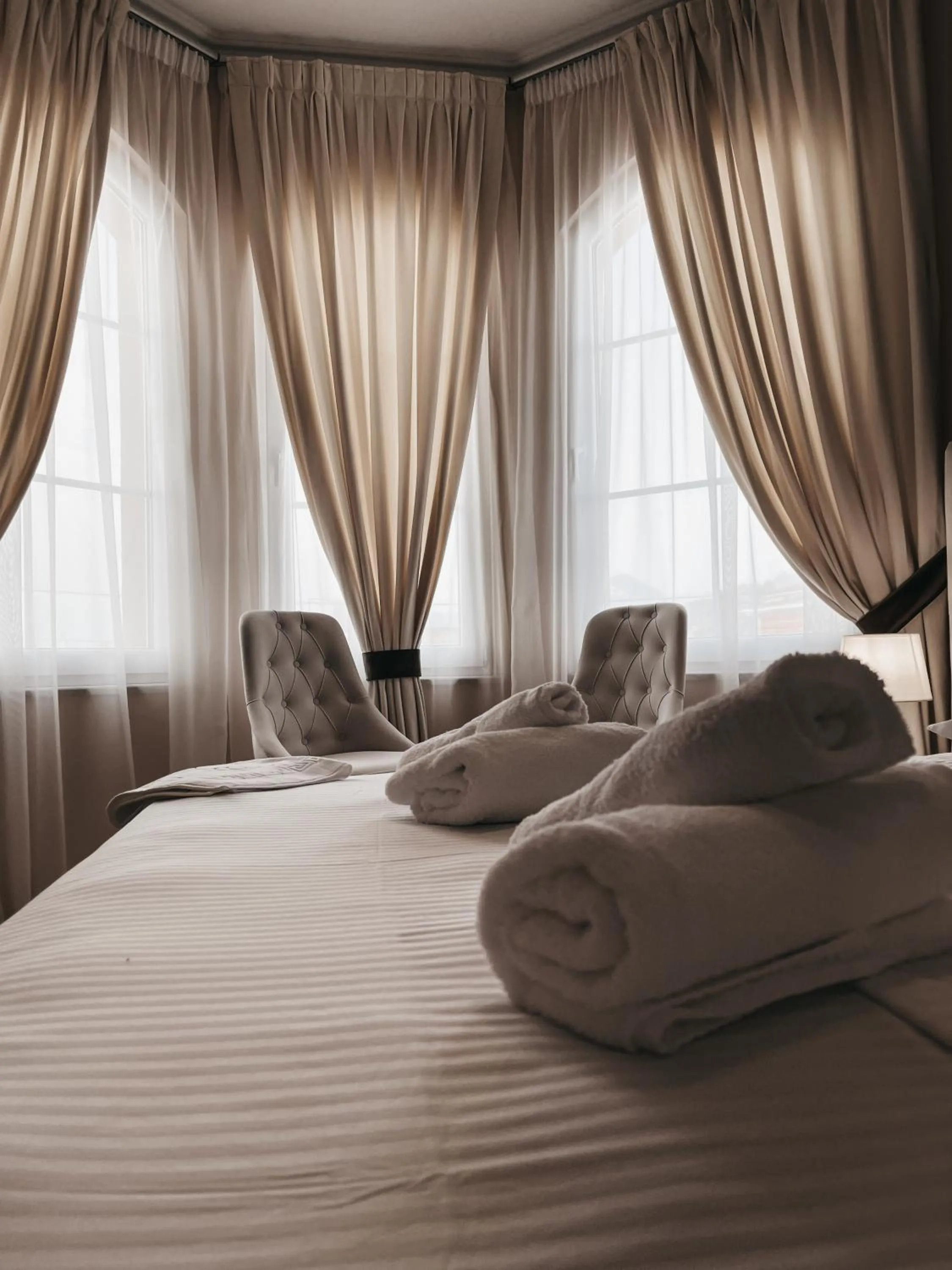 Bed in Amansar Boutique Hotel