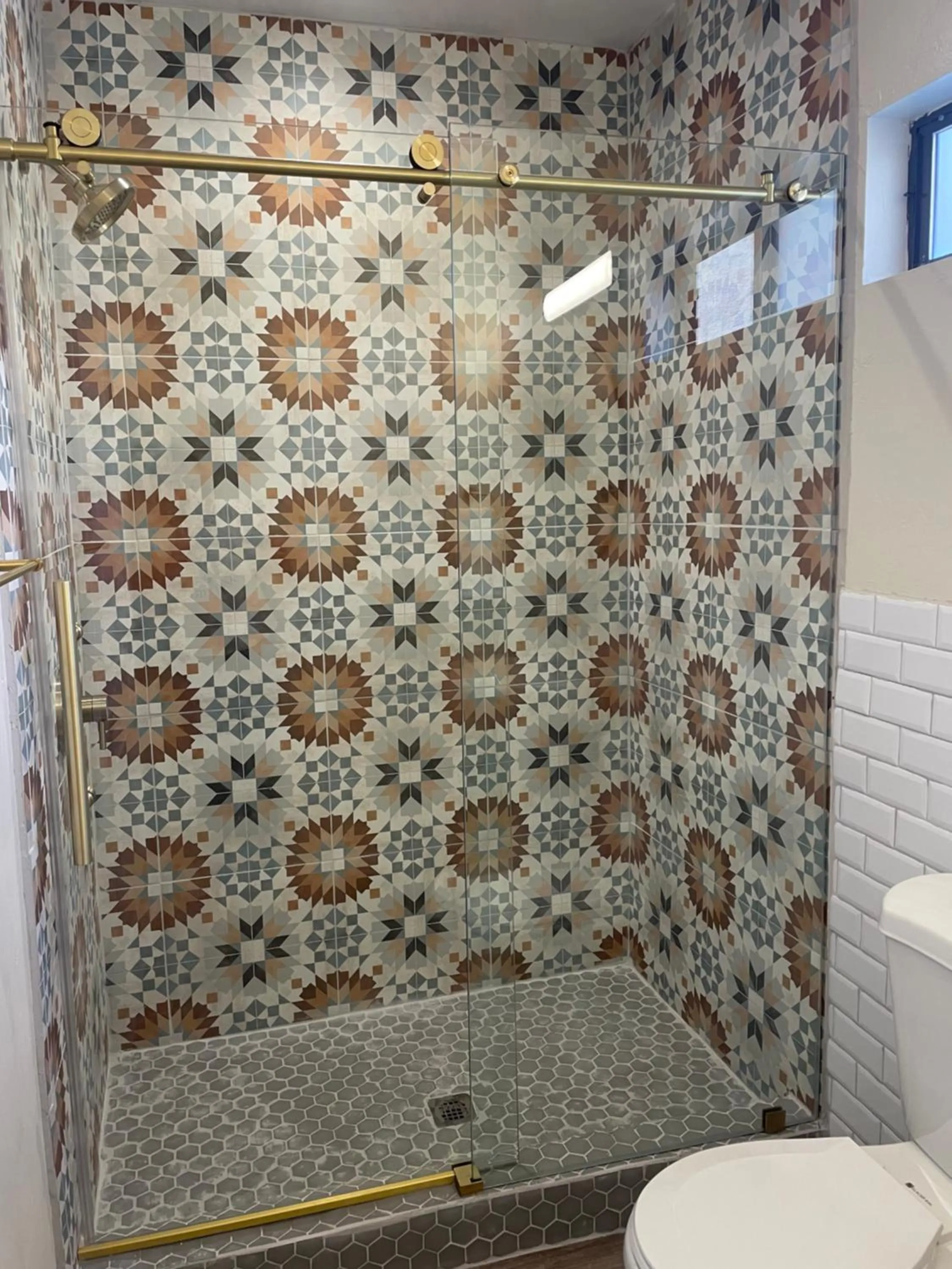 Shower in Vintage charm vacation home with modern comforts near Old Town