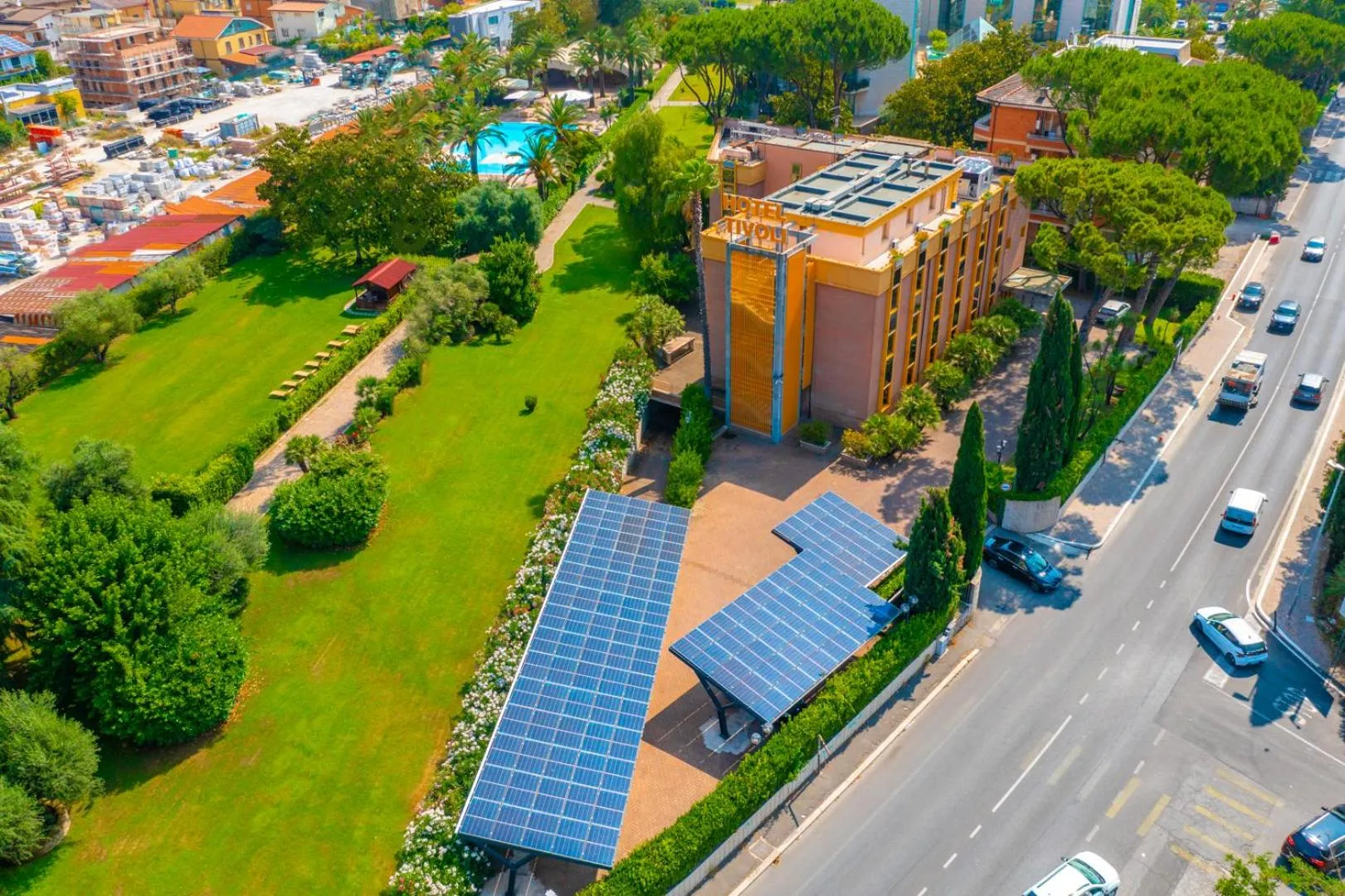 Bird's eye view in Hotel Tivoli