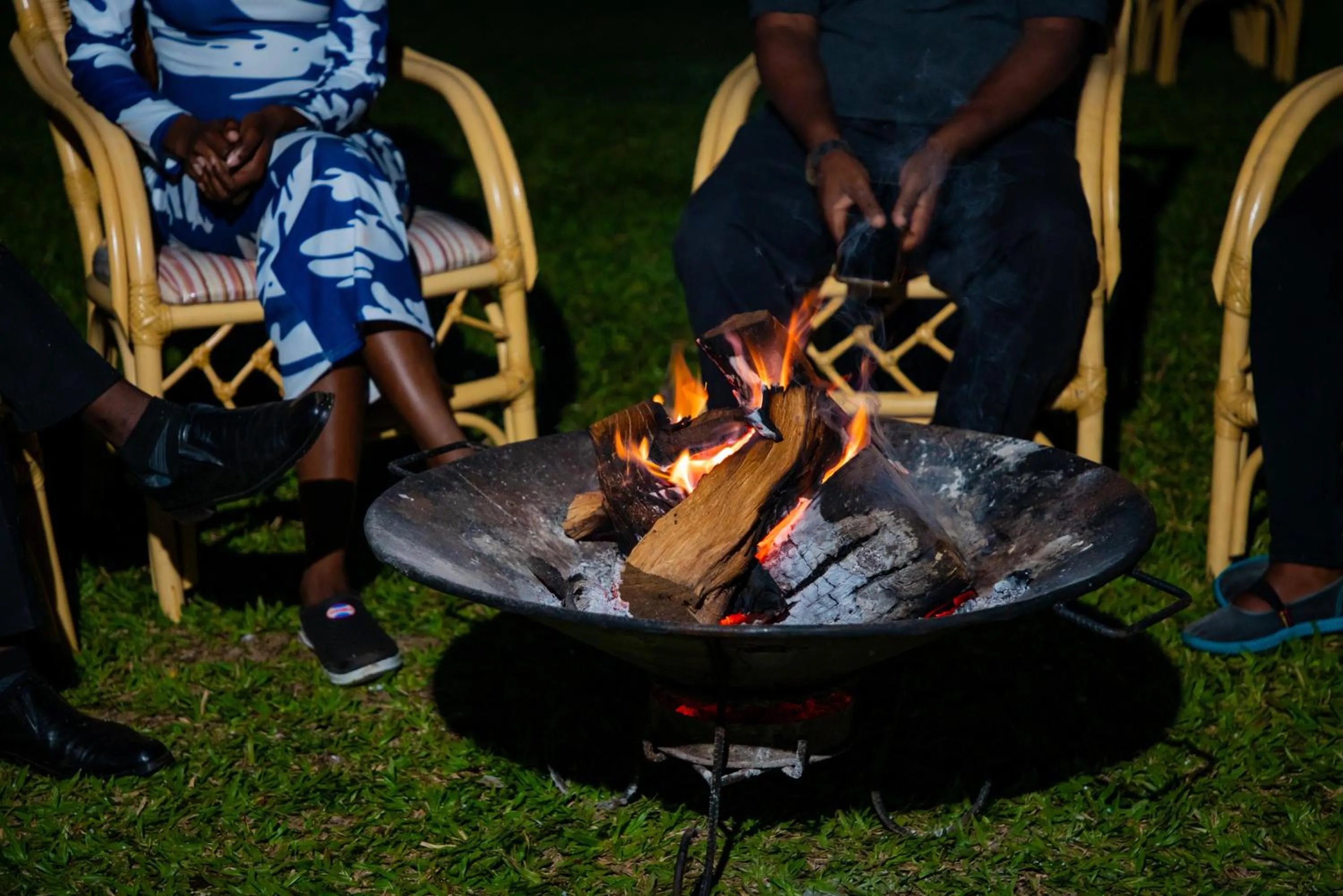 fireplace in KISIMANI ECO RESORT & SPA LTD