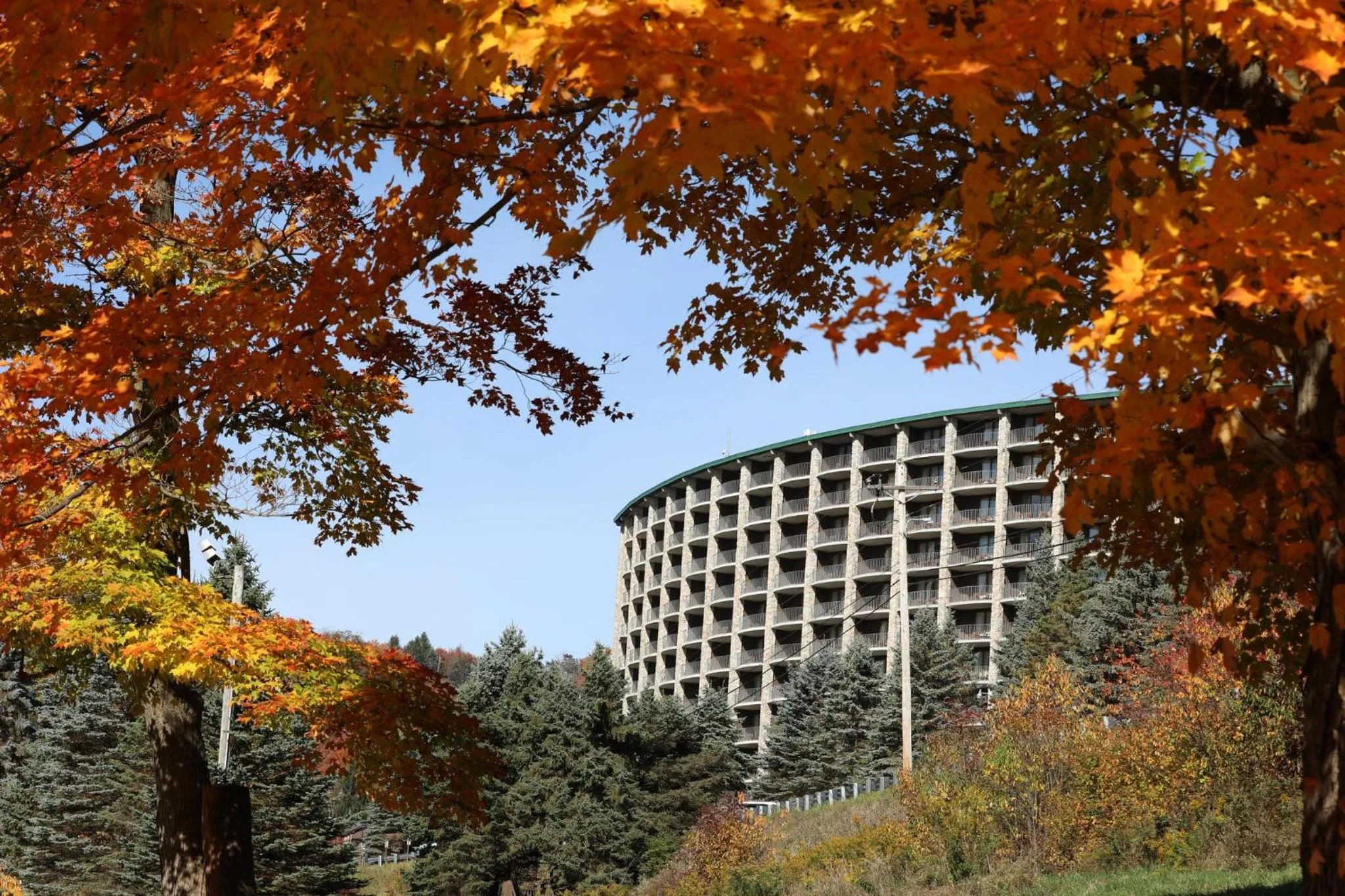 Property building in Slopeside Hotel by Seven Springs Resort