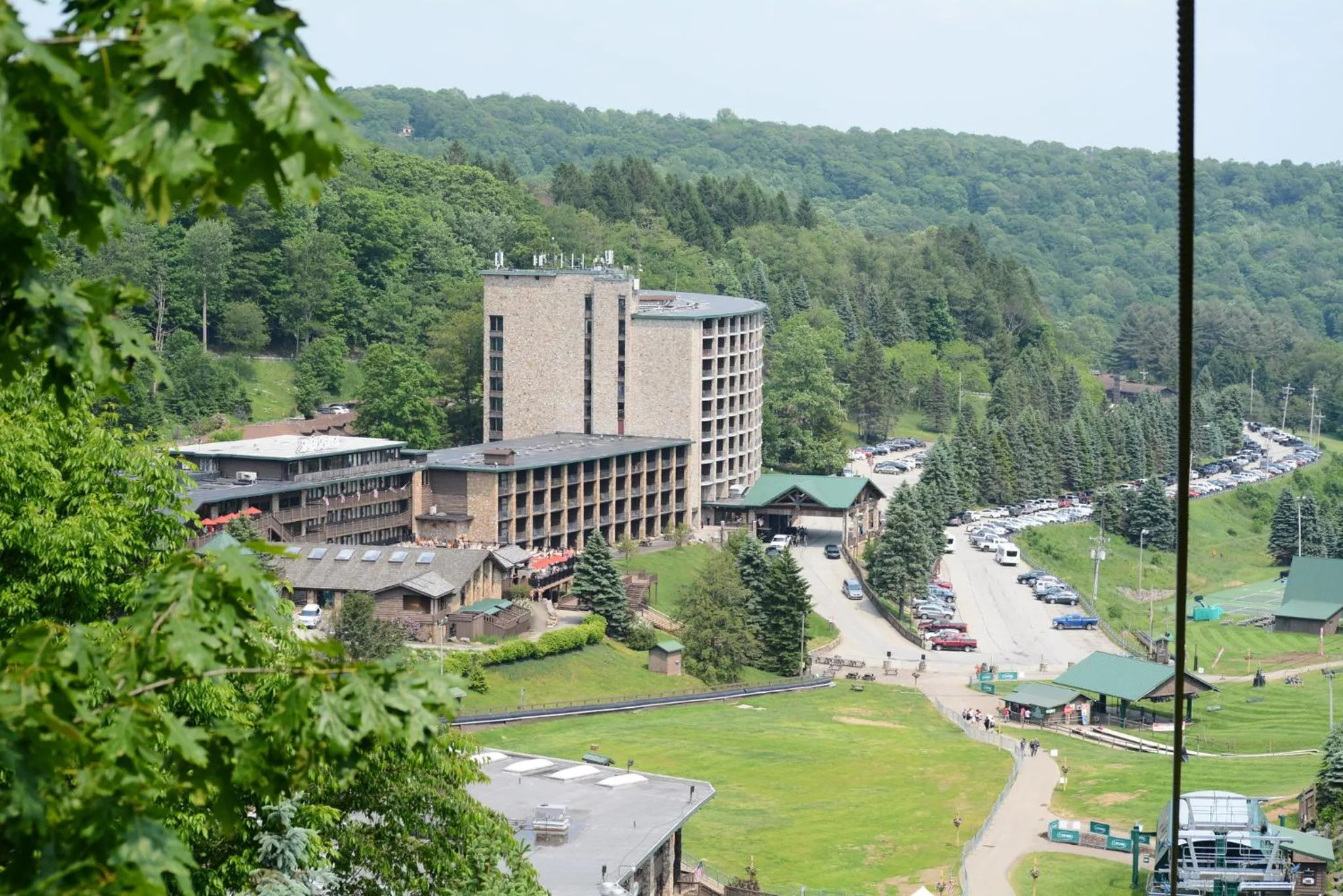 Property building in Slopeside Hotel by Seven Springs Resort