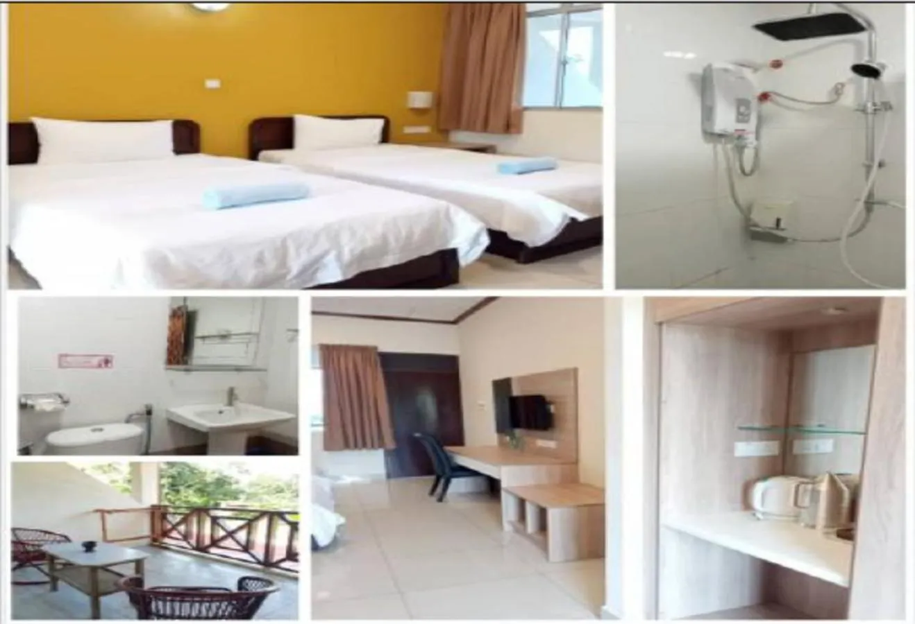 View (from property/room), Bed in Seaside Travellers Inn