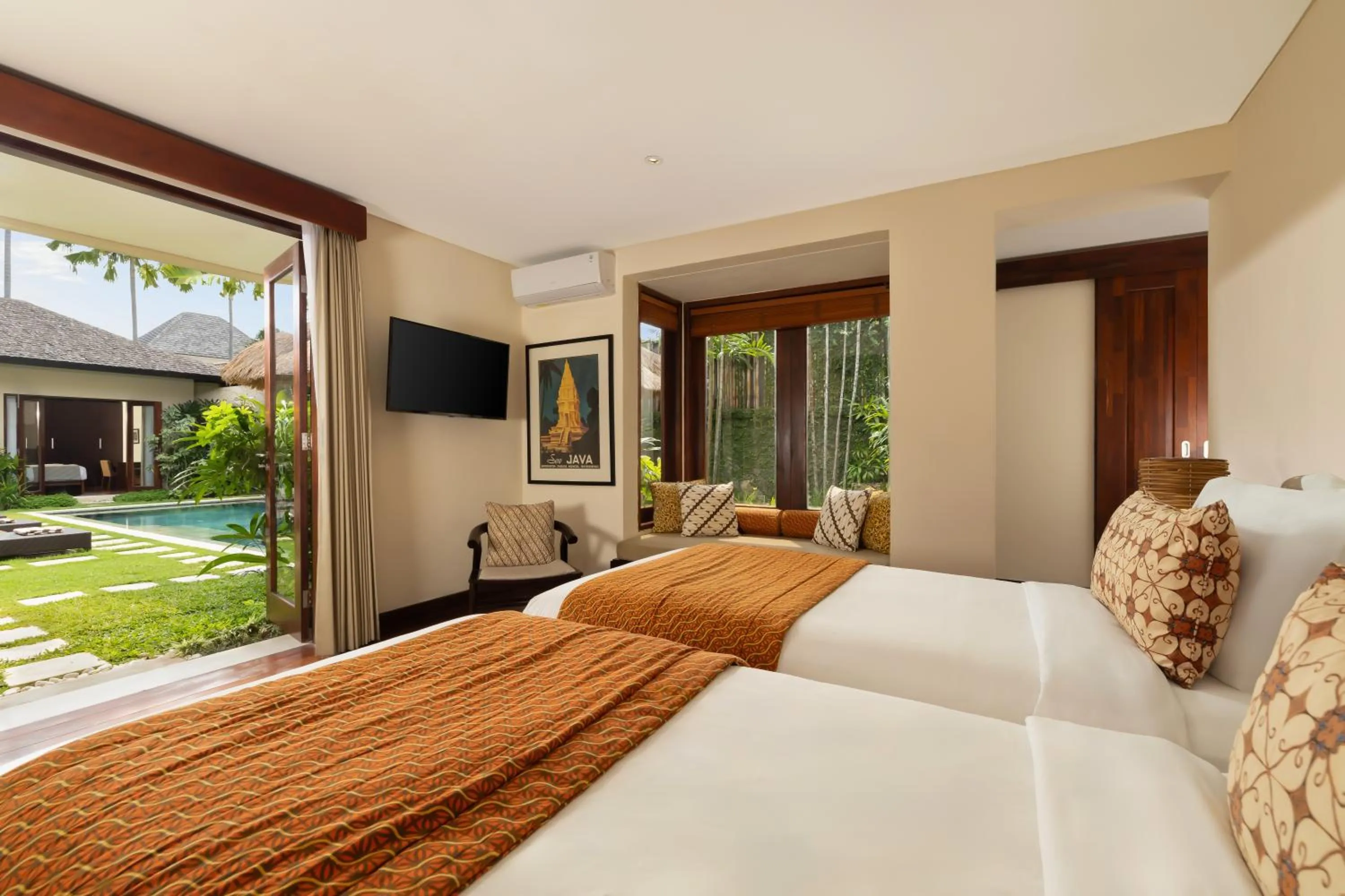 Bed in The Suar Seminyak by Nakula