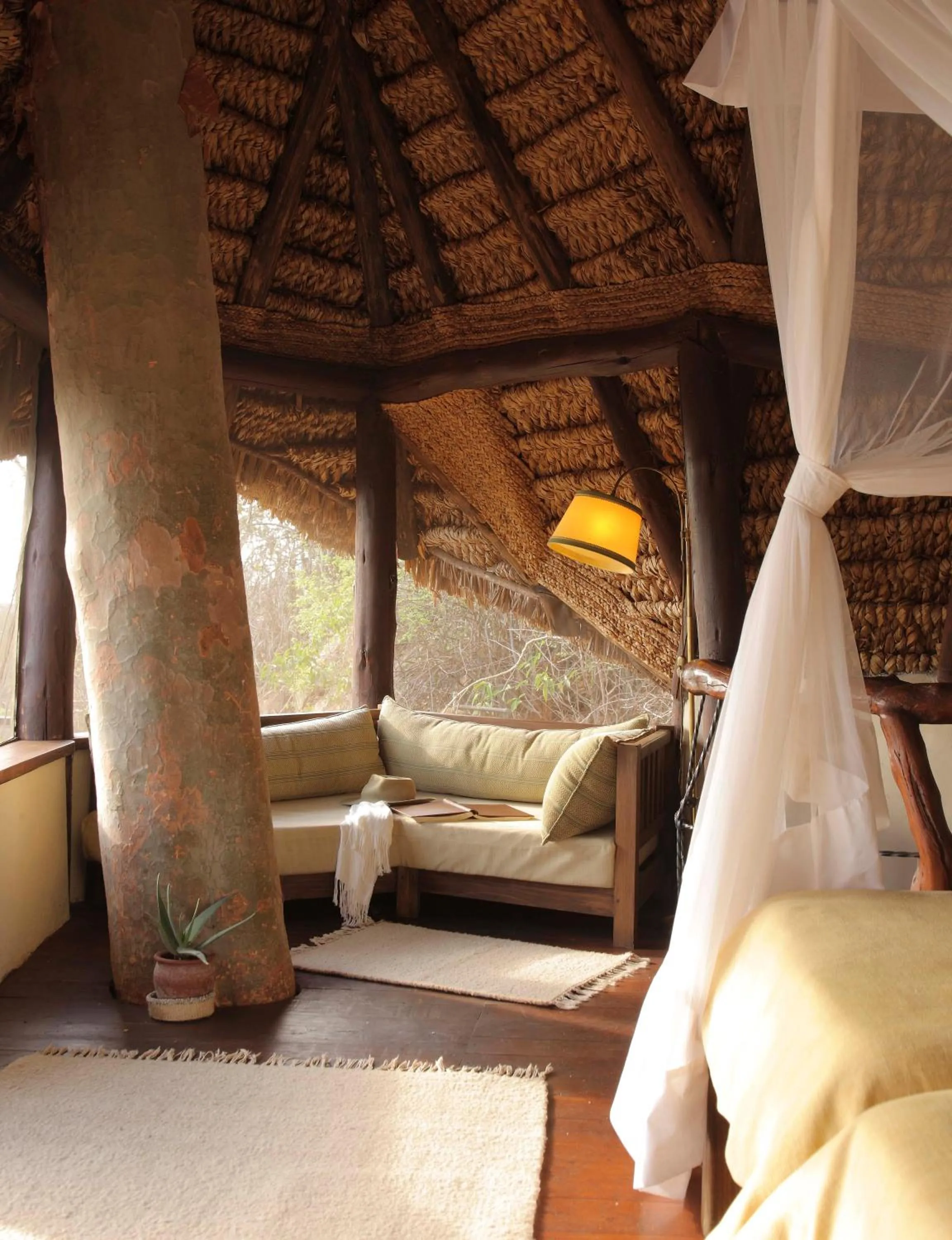 Bed in Elewana Elsa's Kopje