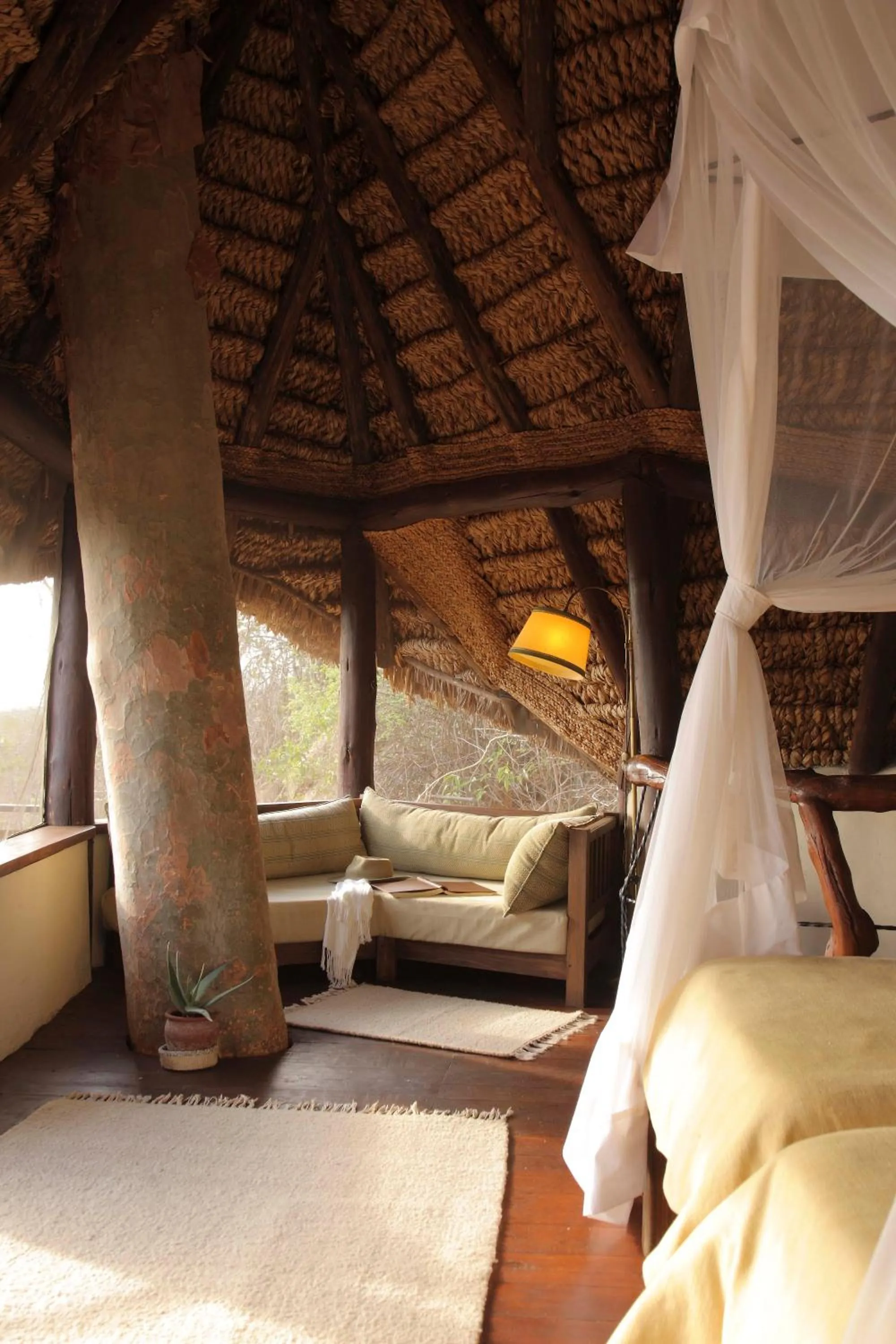 Bed in Elewana Elsa's Kopje