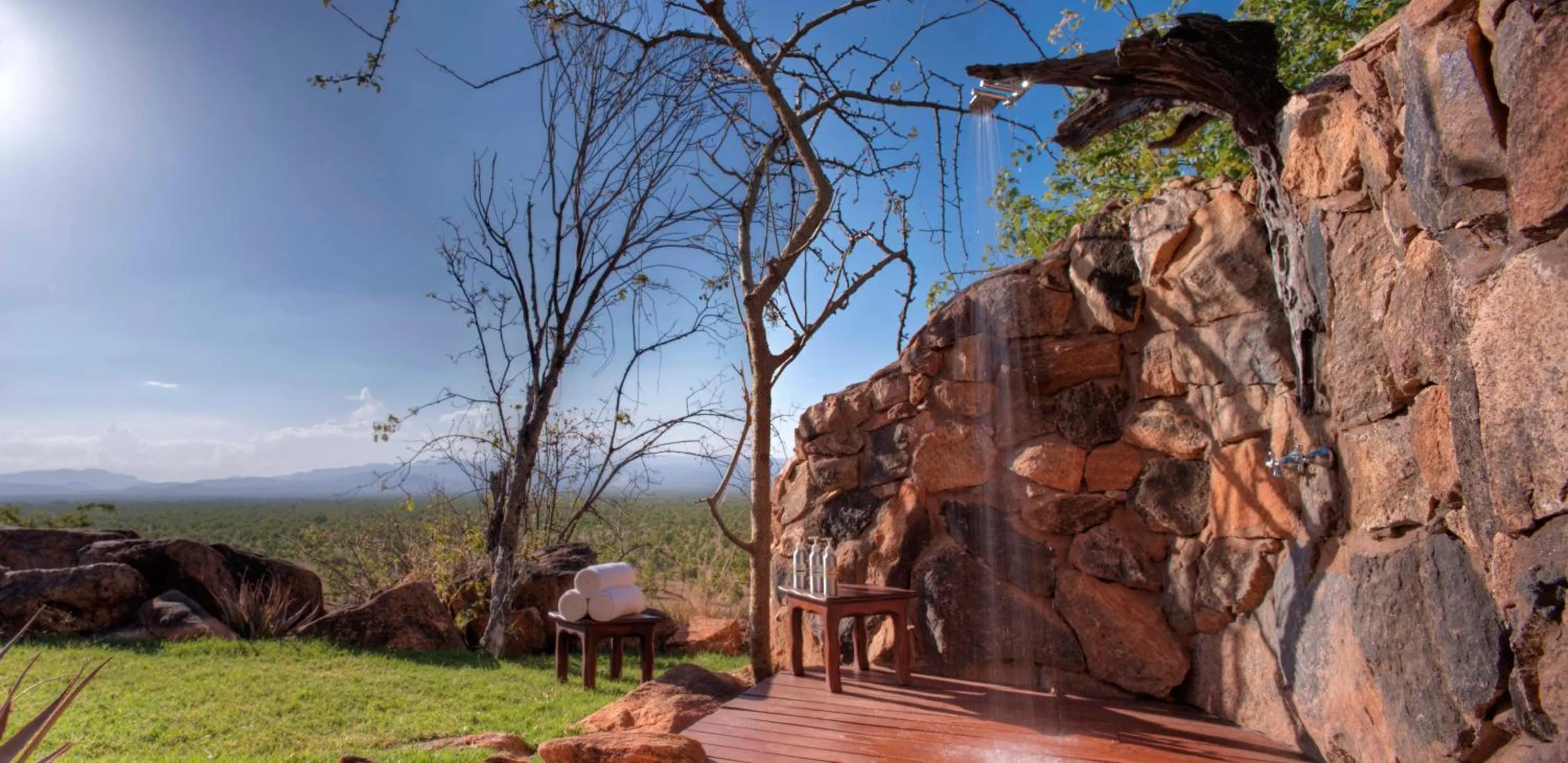 Shower in Elewana Elsa's Kopje