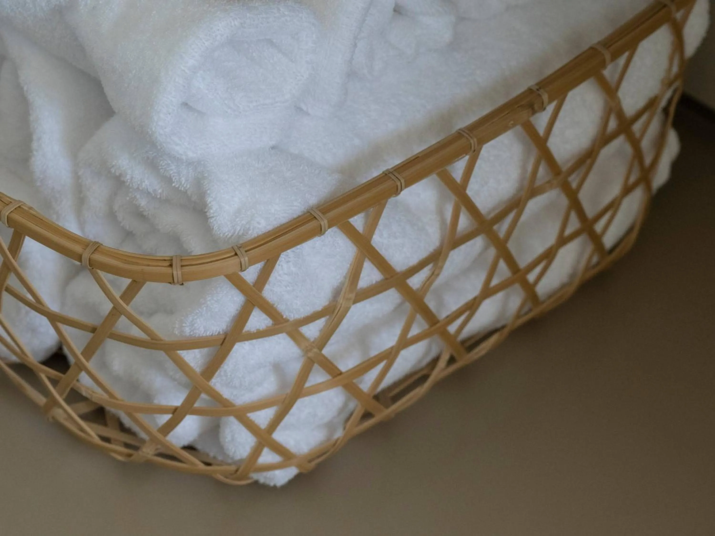 towels, Bed in Hatago Vison